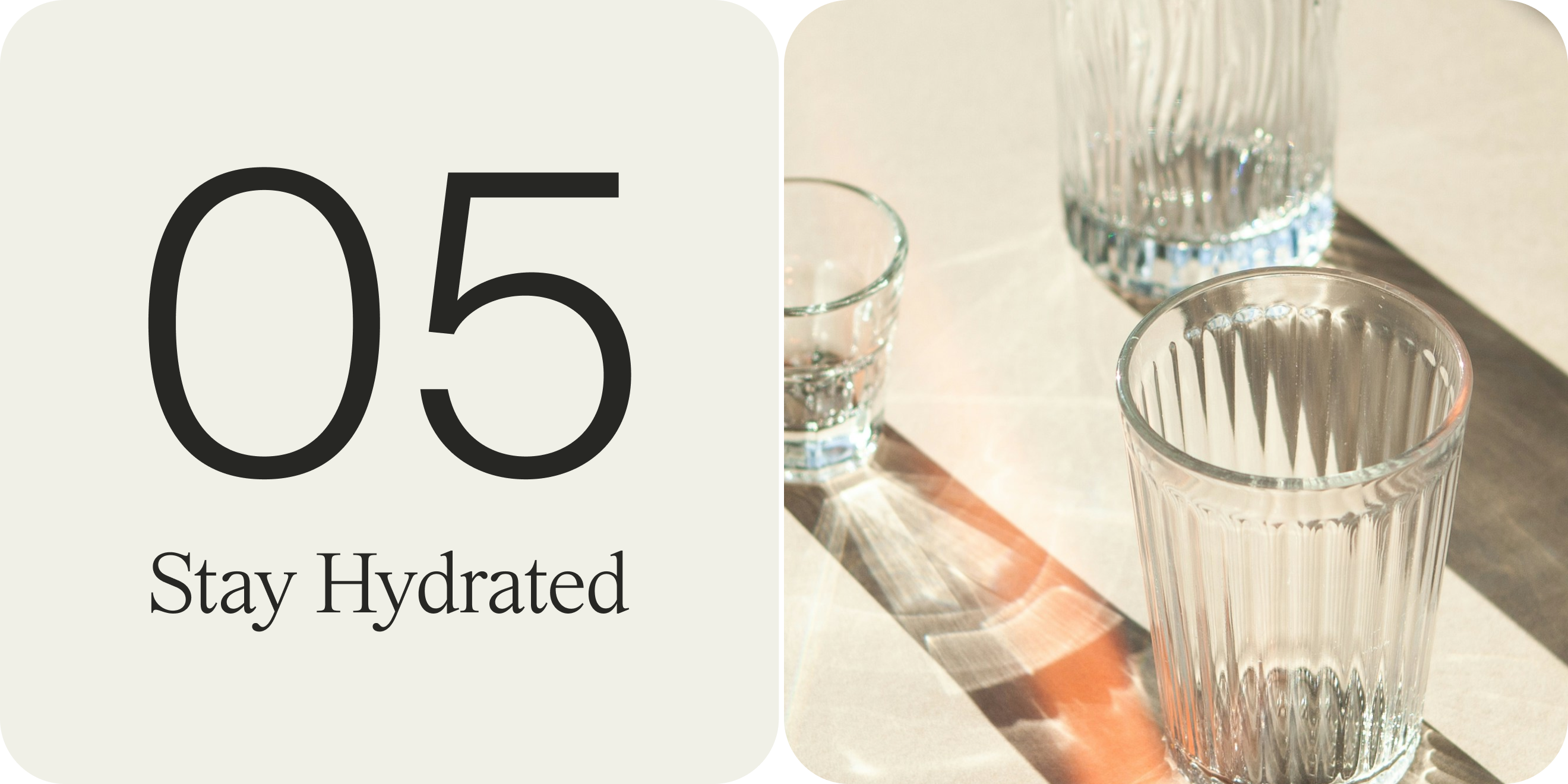stay hydrated