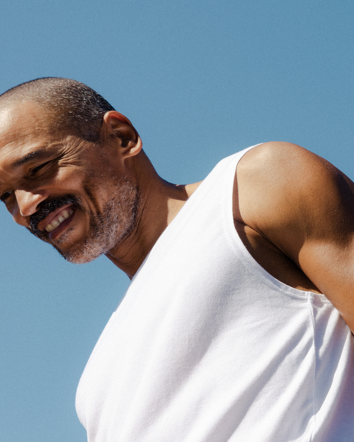 Man smiling