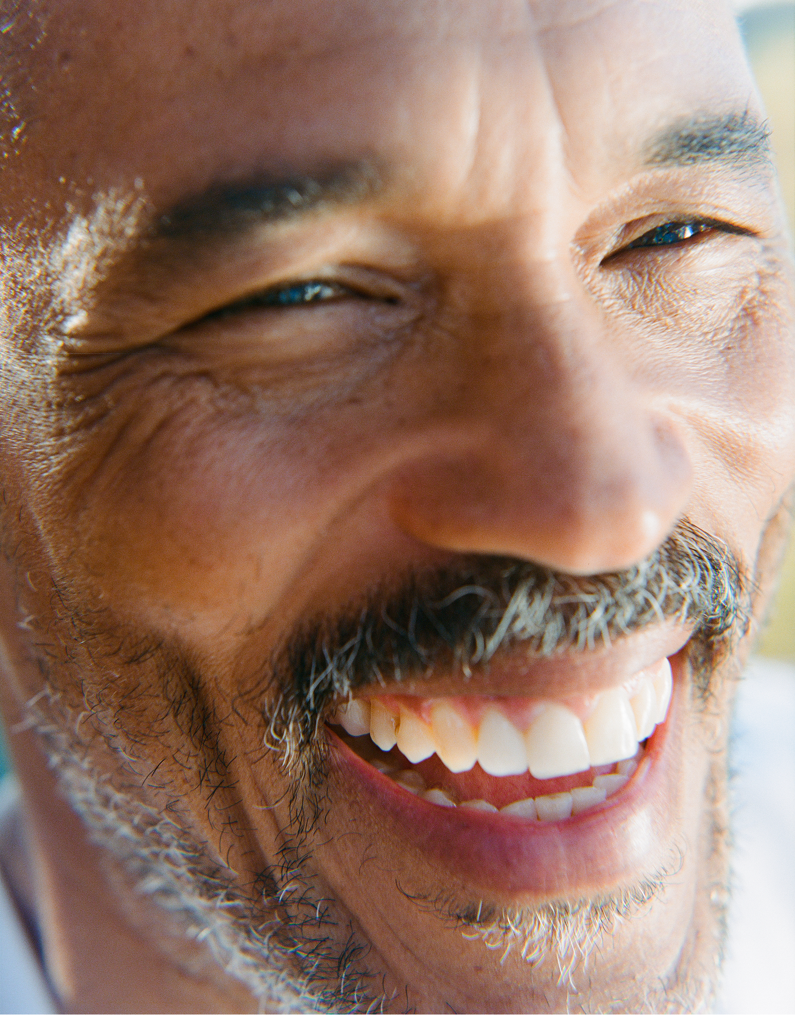 Man smiling