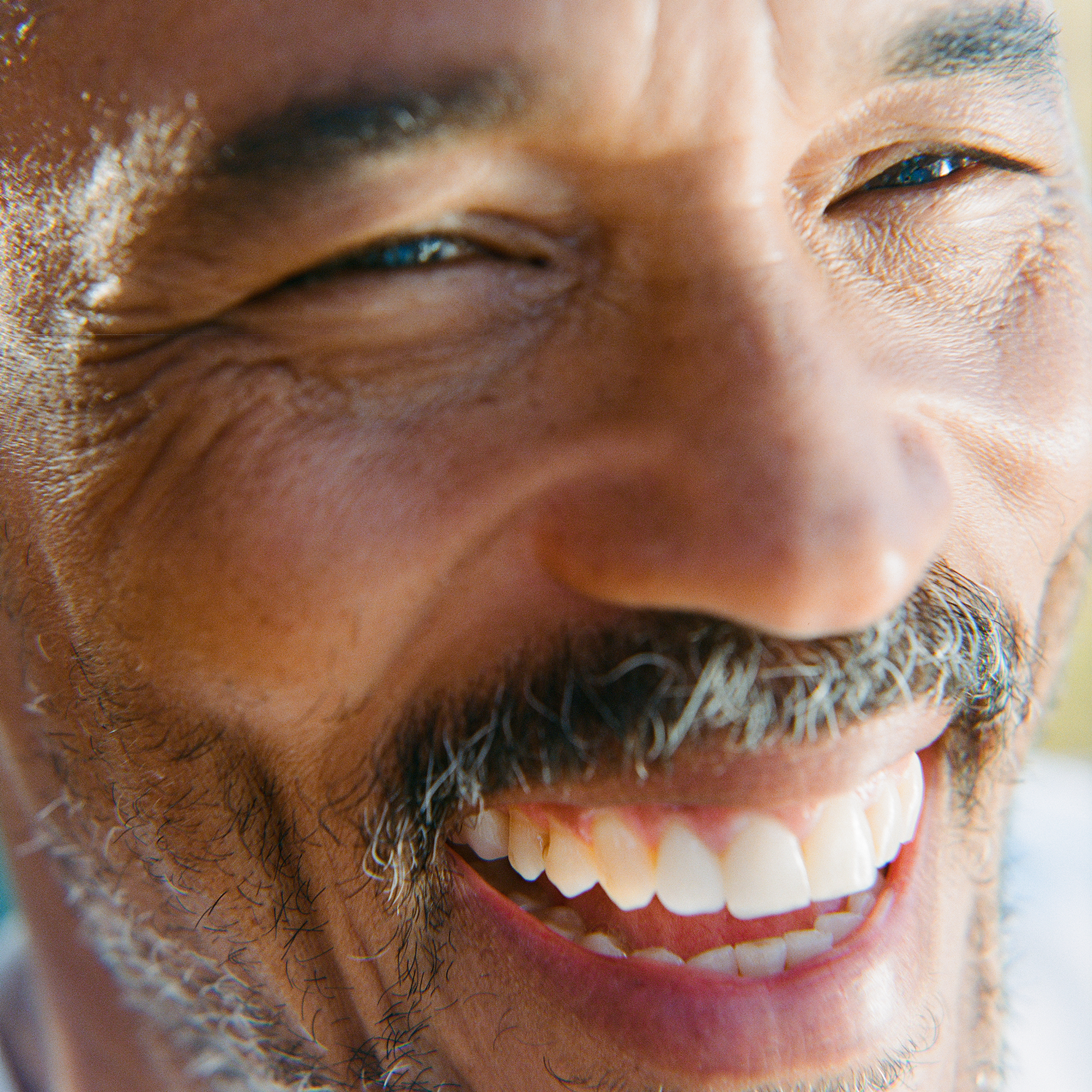 Man smiling