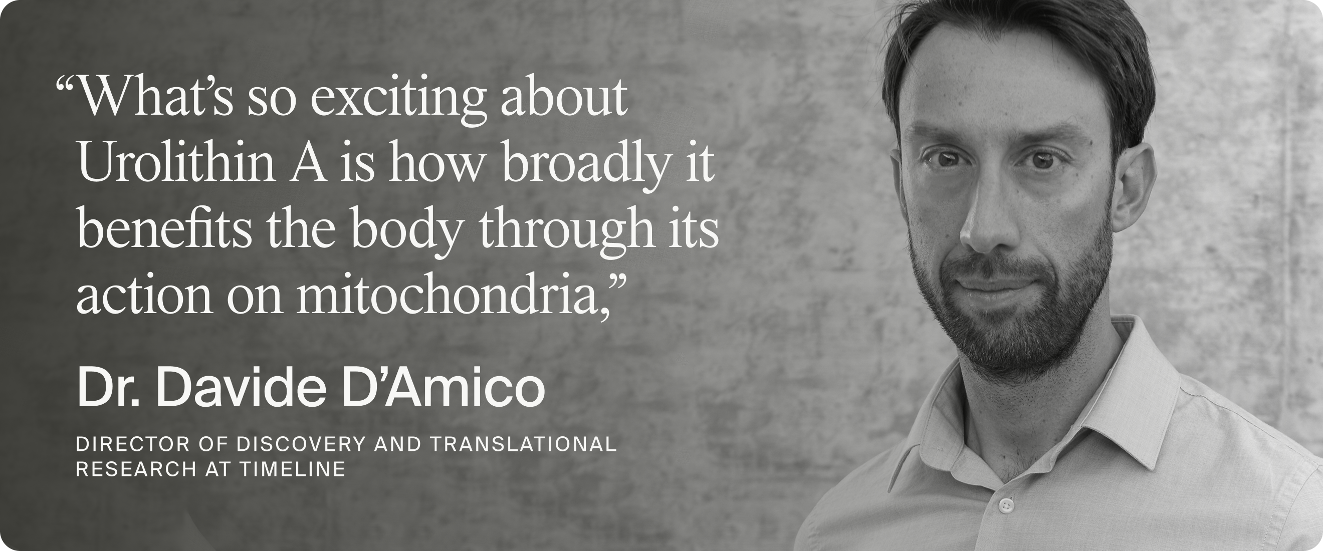 urolithin A mitochondria dr. davide d'amico