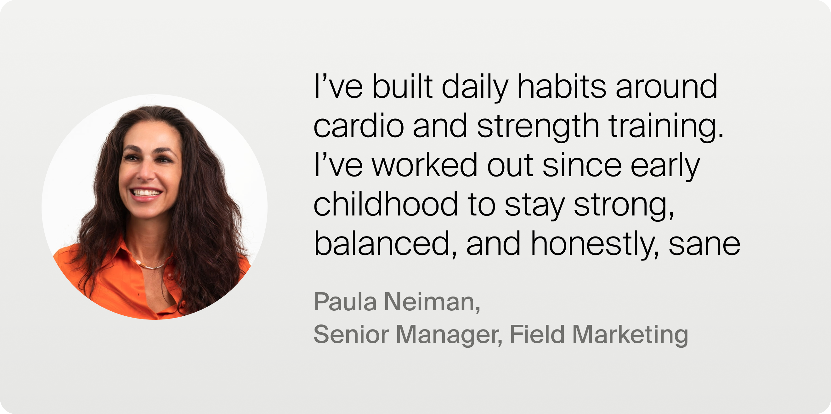 Paula Neiman, Senior Manager, Field Marketing