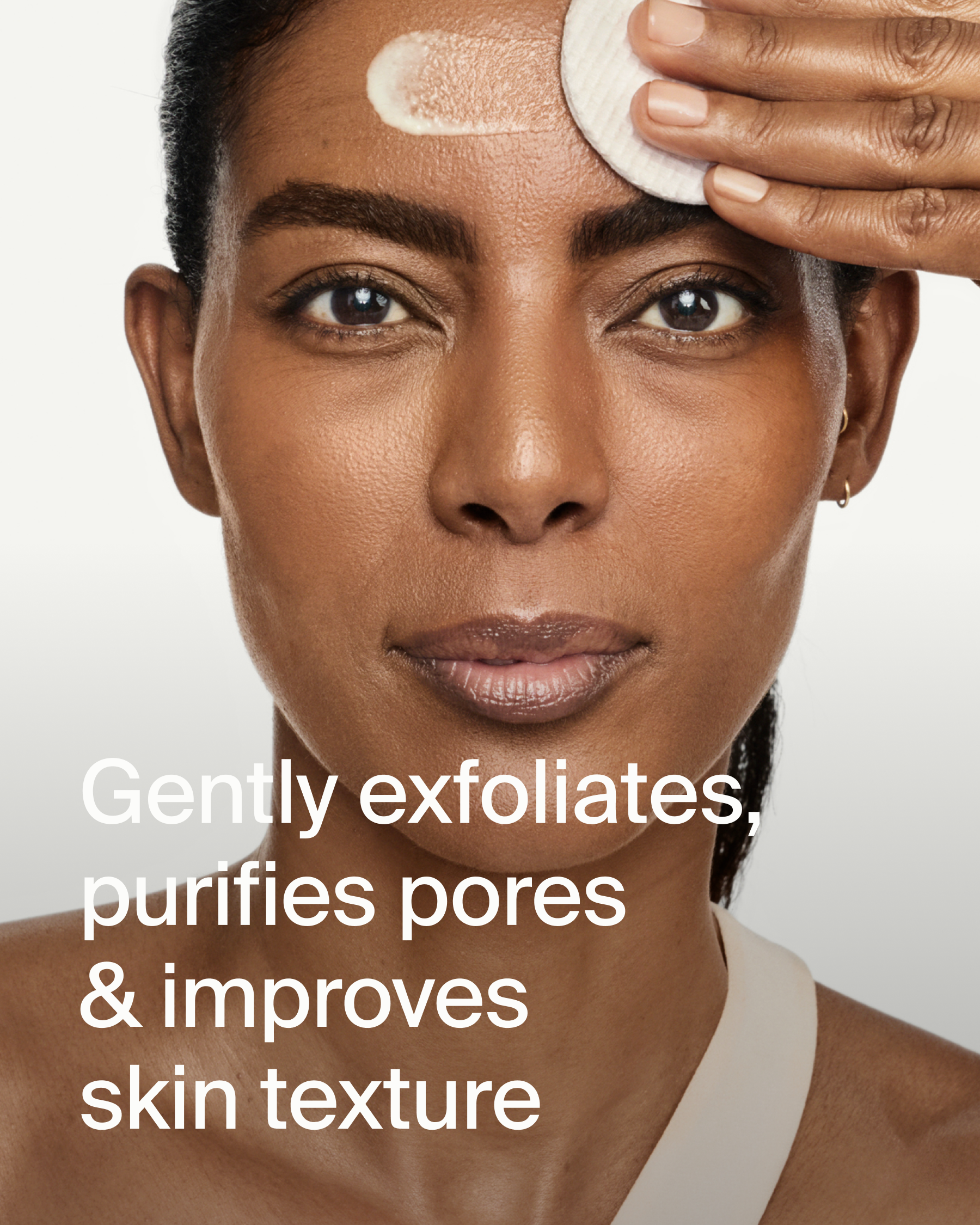 Mitopure exfoliator on the skin