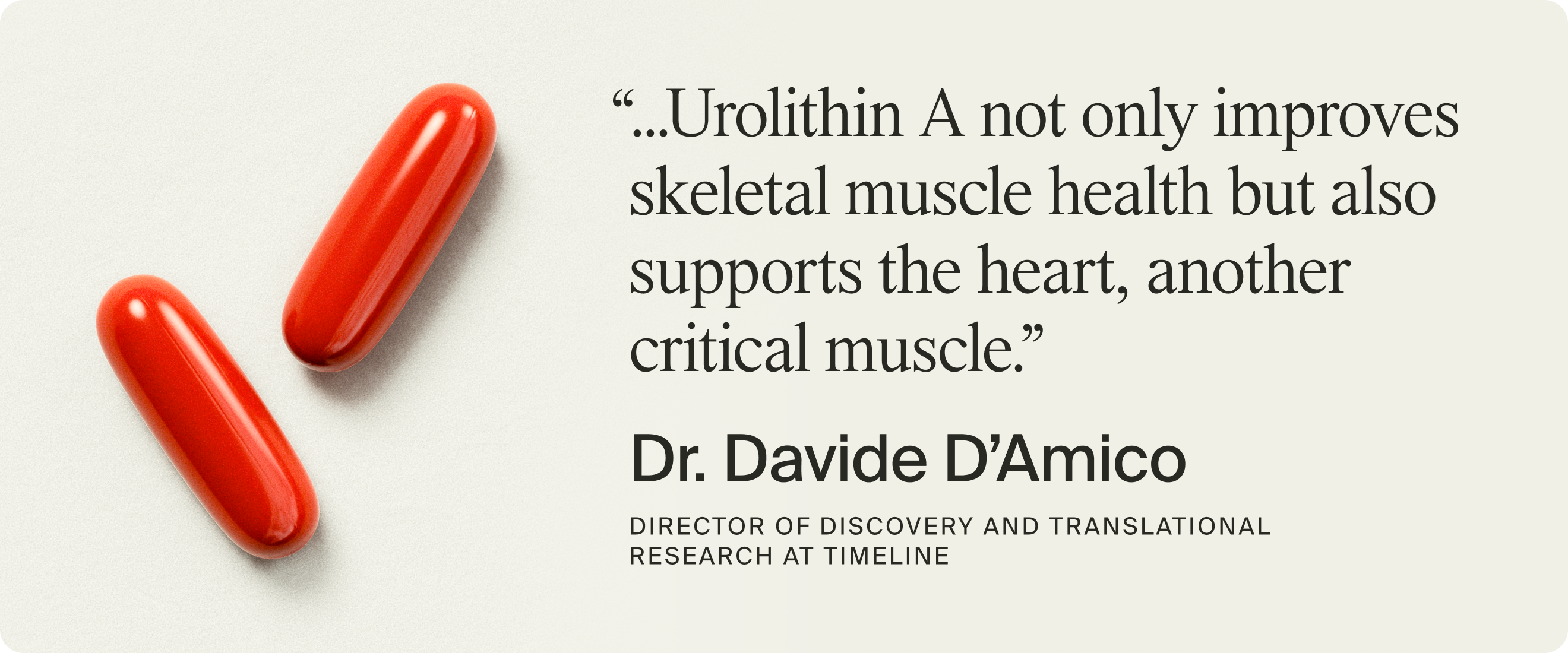 dr. davide d'amico director of discovery and translational research at timeline