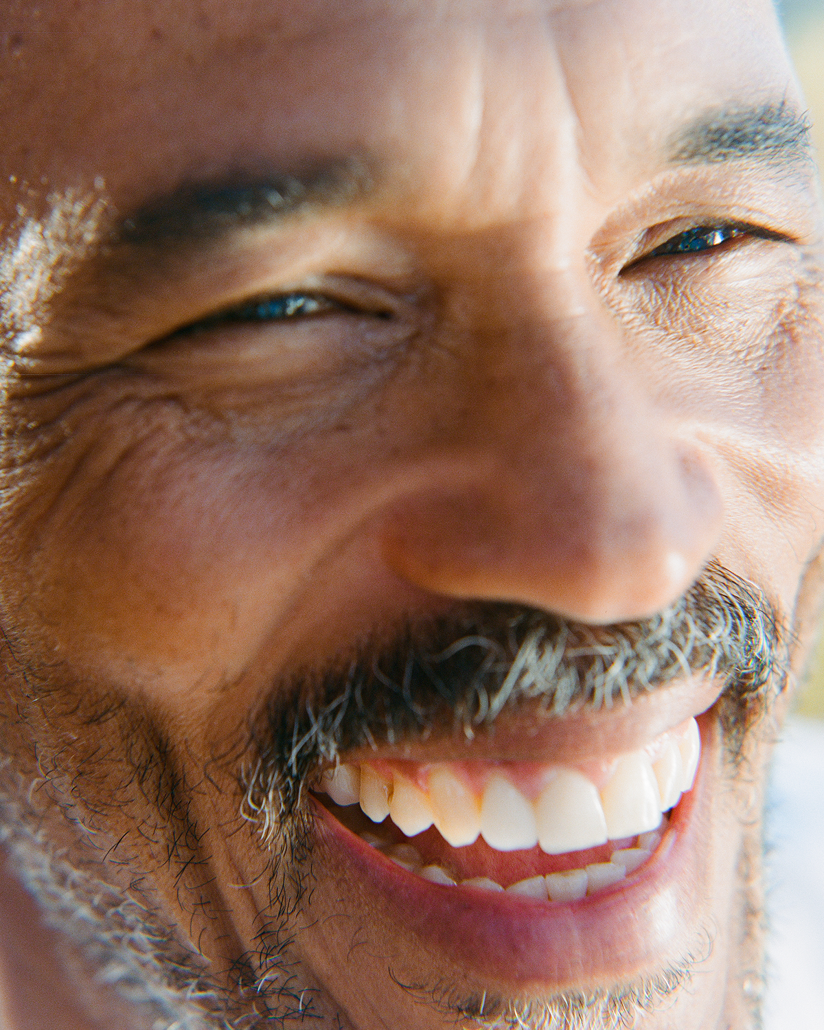 Man smiling