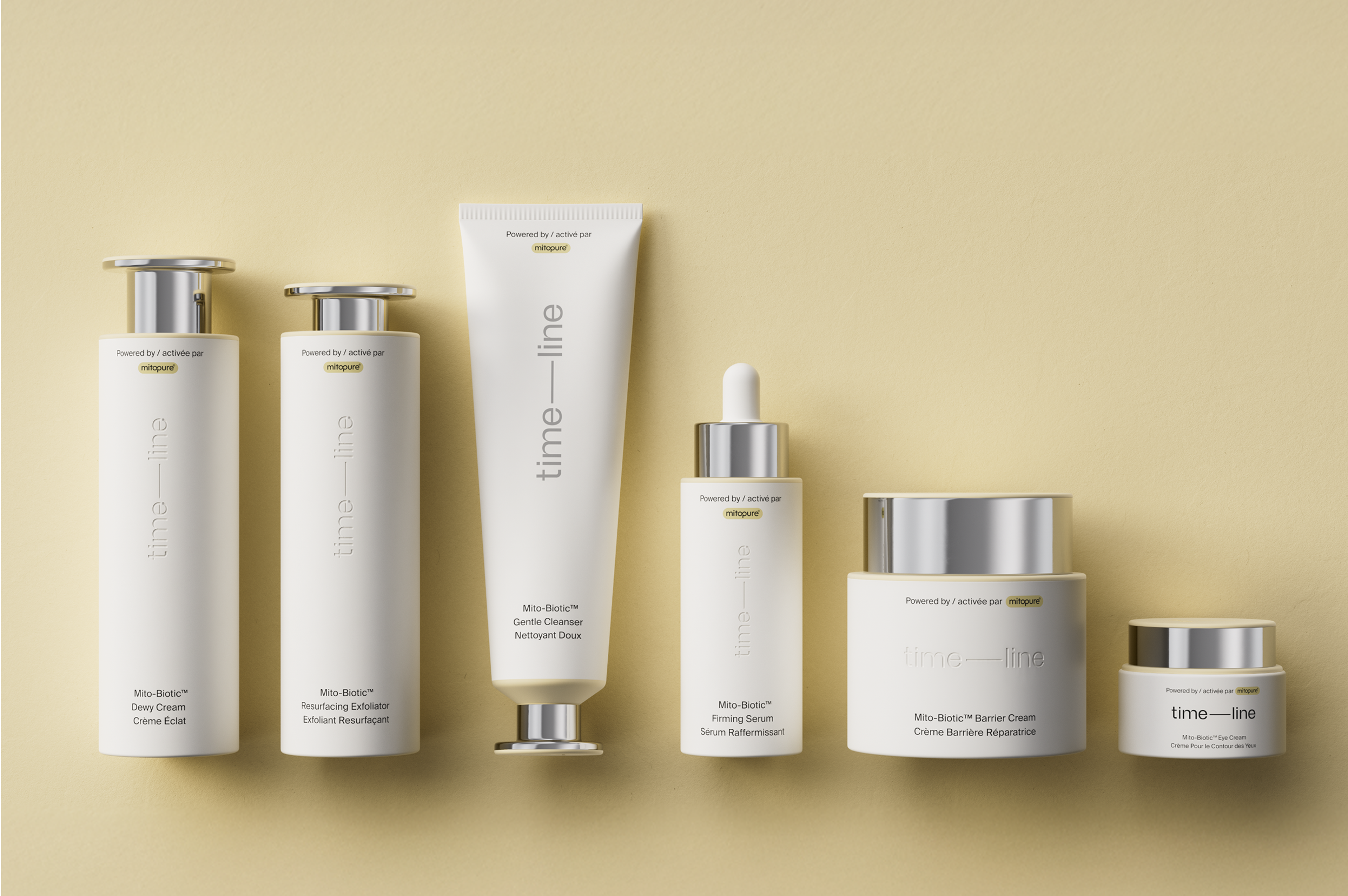 Mito-biotic skincare range