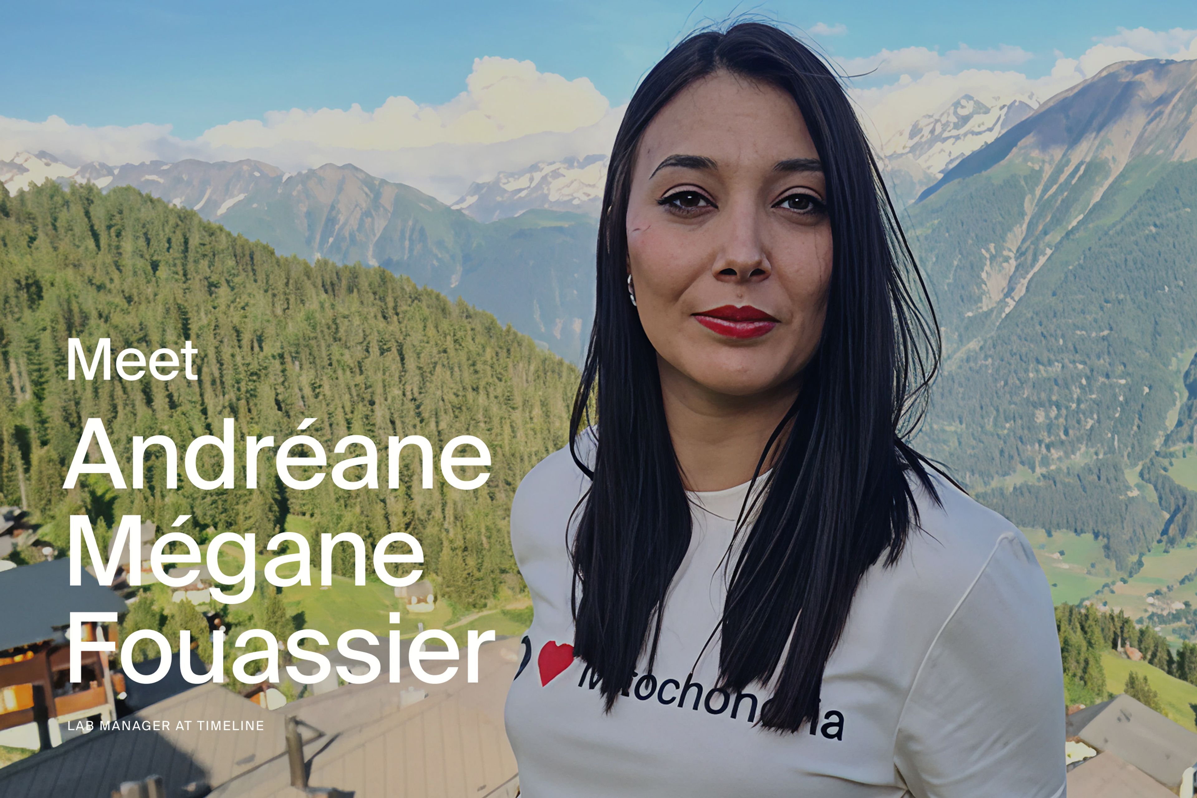 Andreane in the mountains