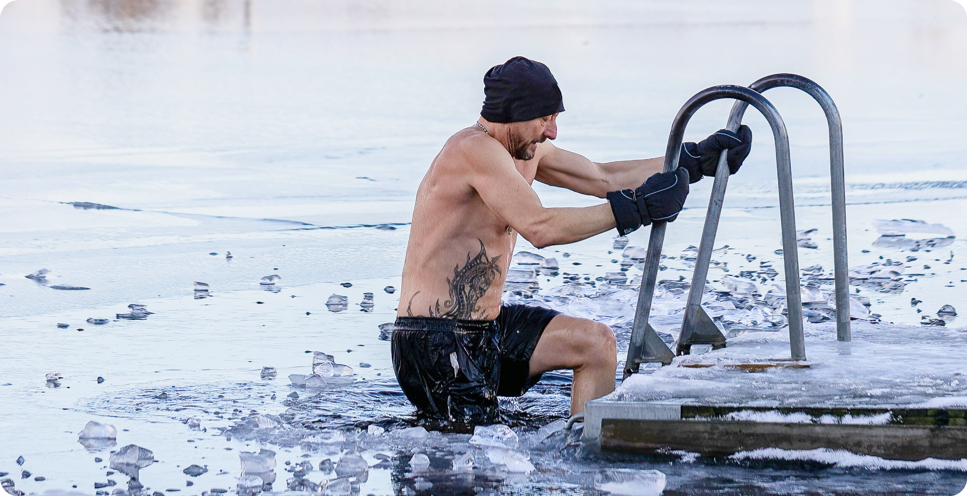 Cold weather swimming