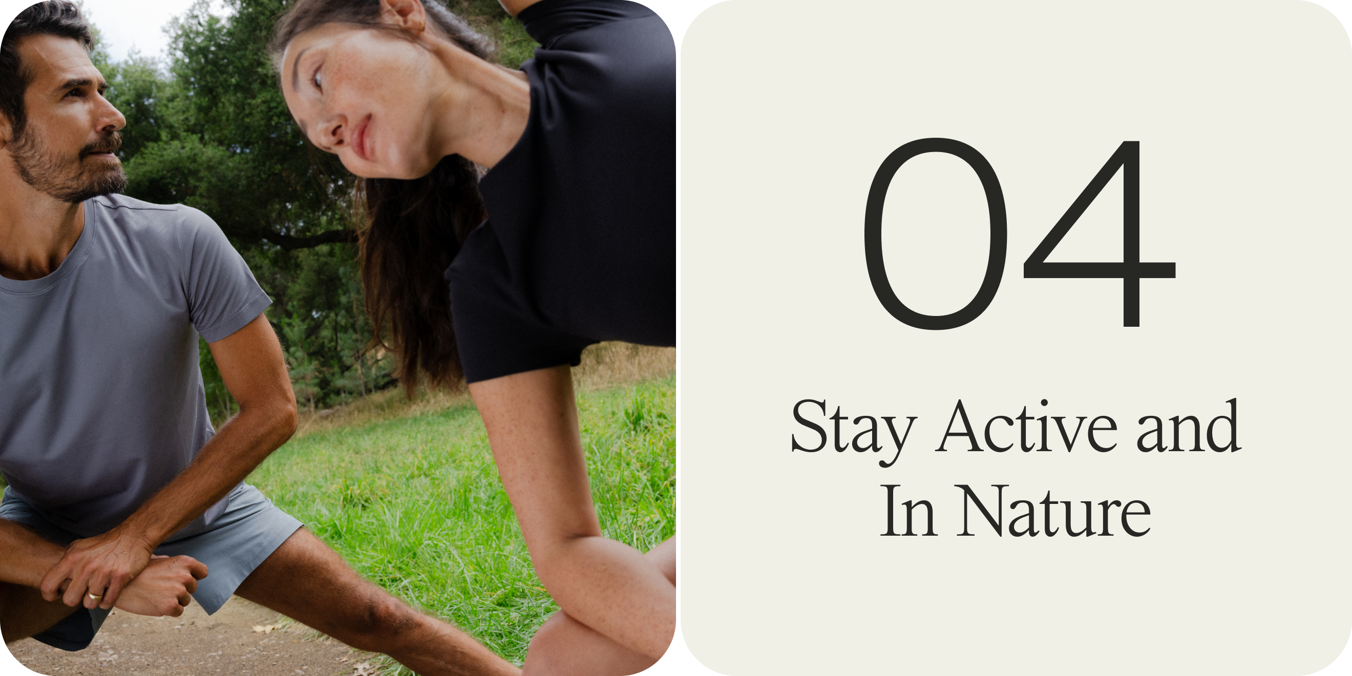 stay active and in nature