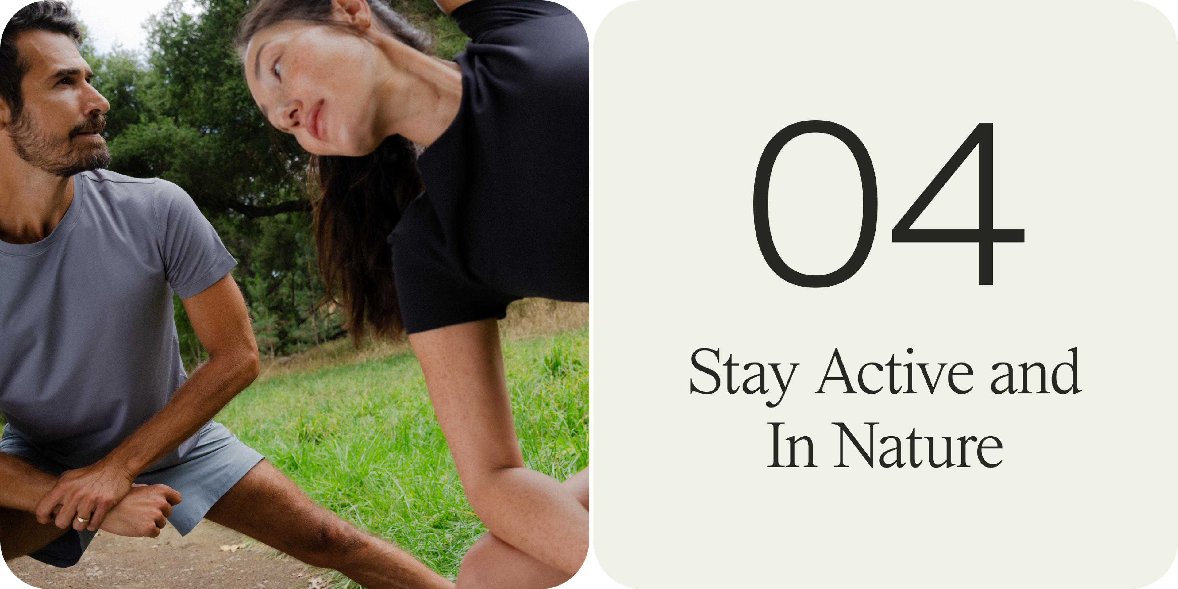 stay active and in nature