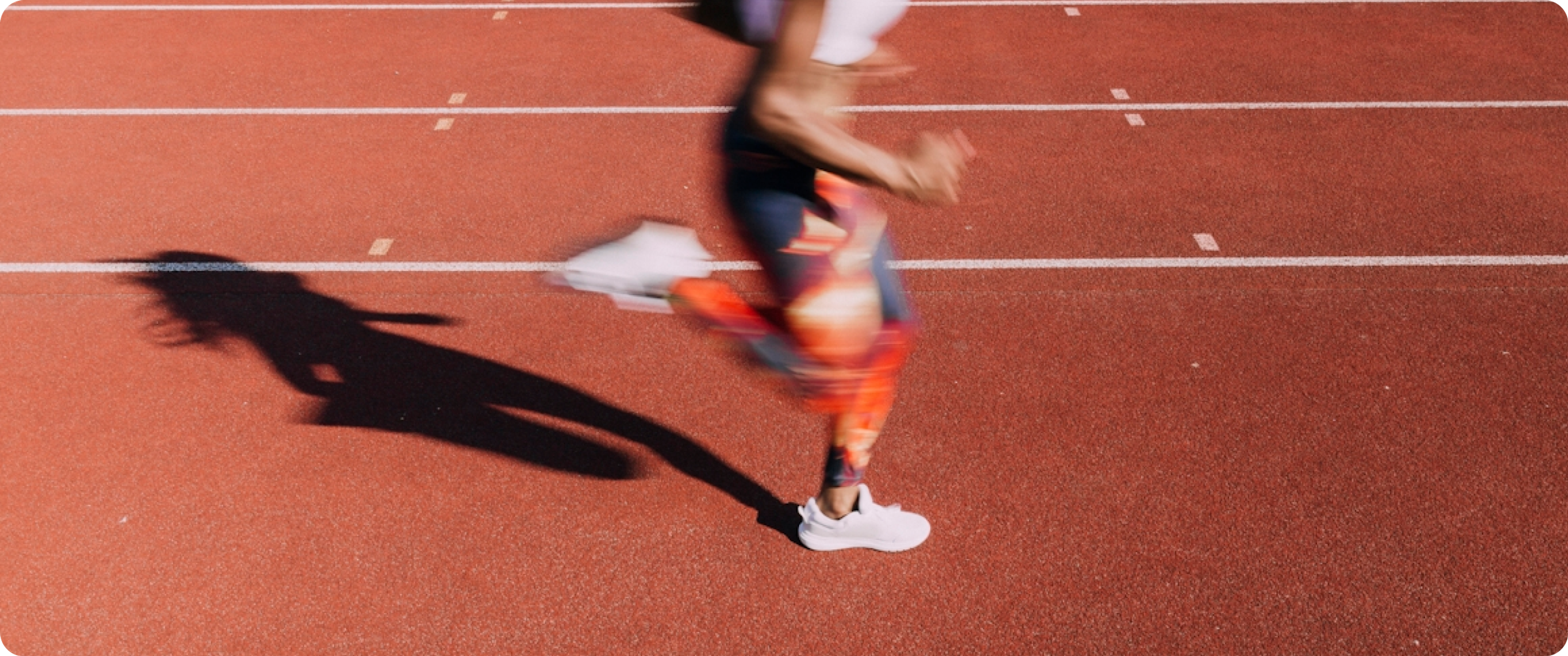 Sprinting Woman in track