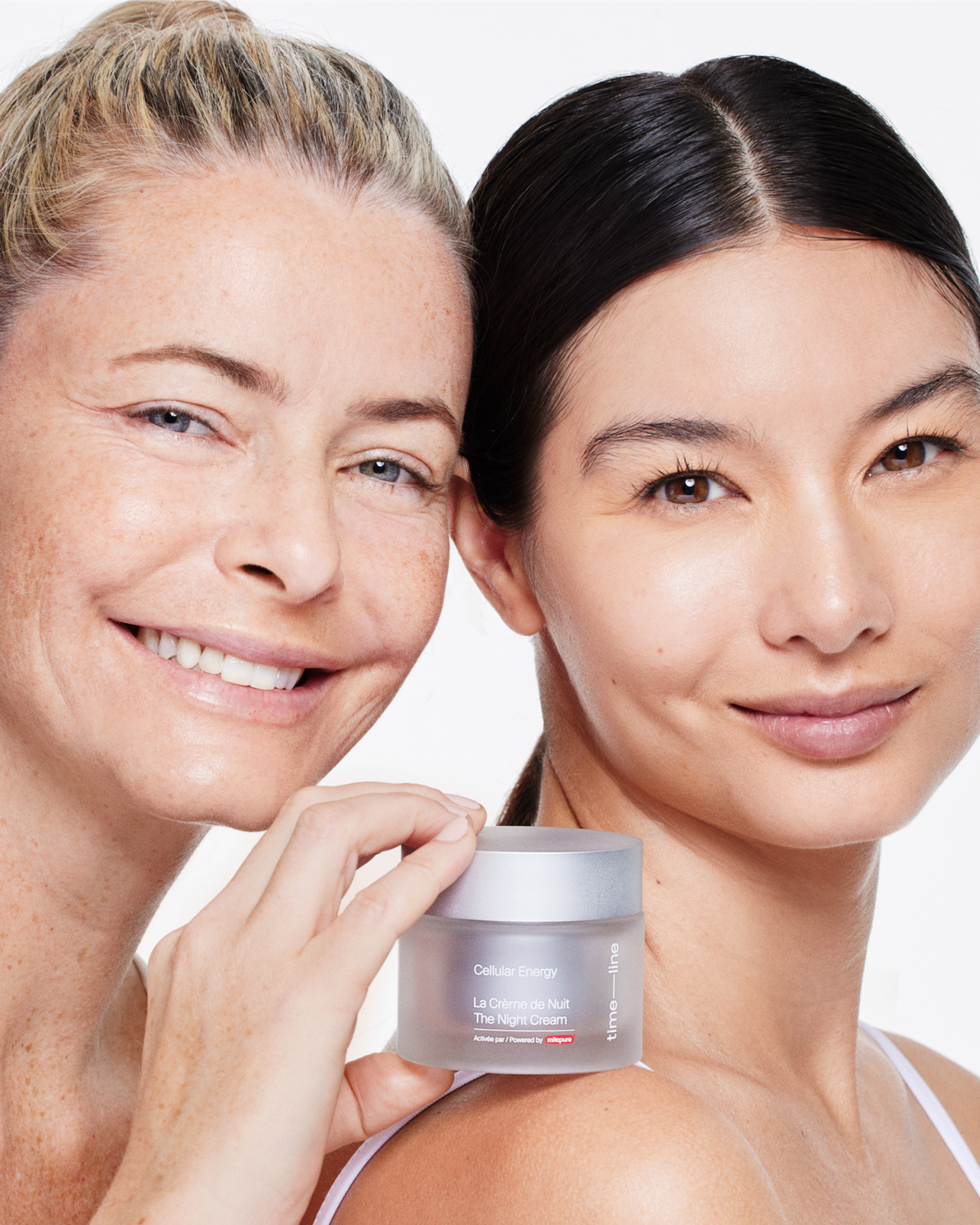 People smiling while holding The Night Cream
