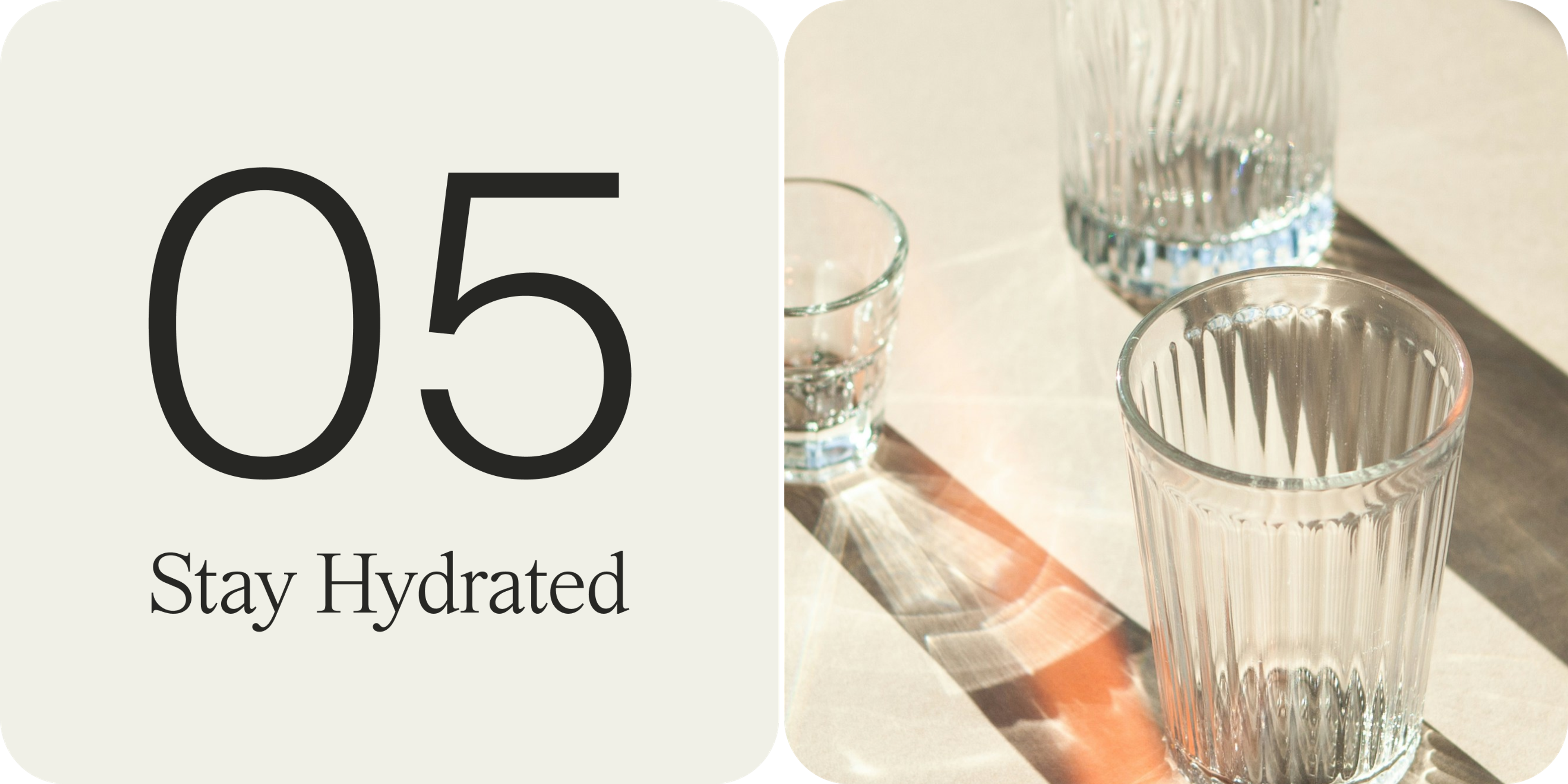 stay hydrated