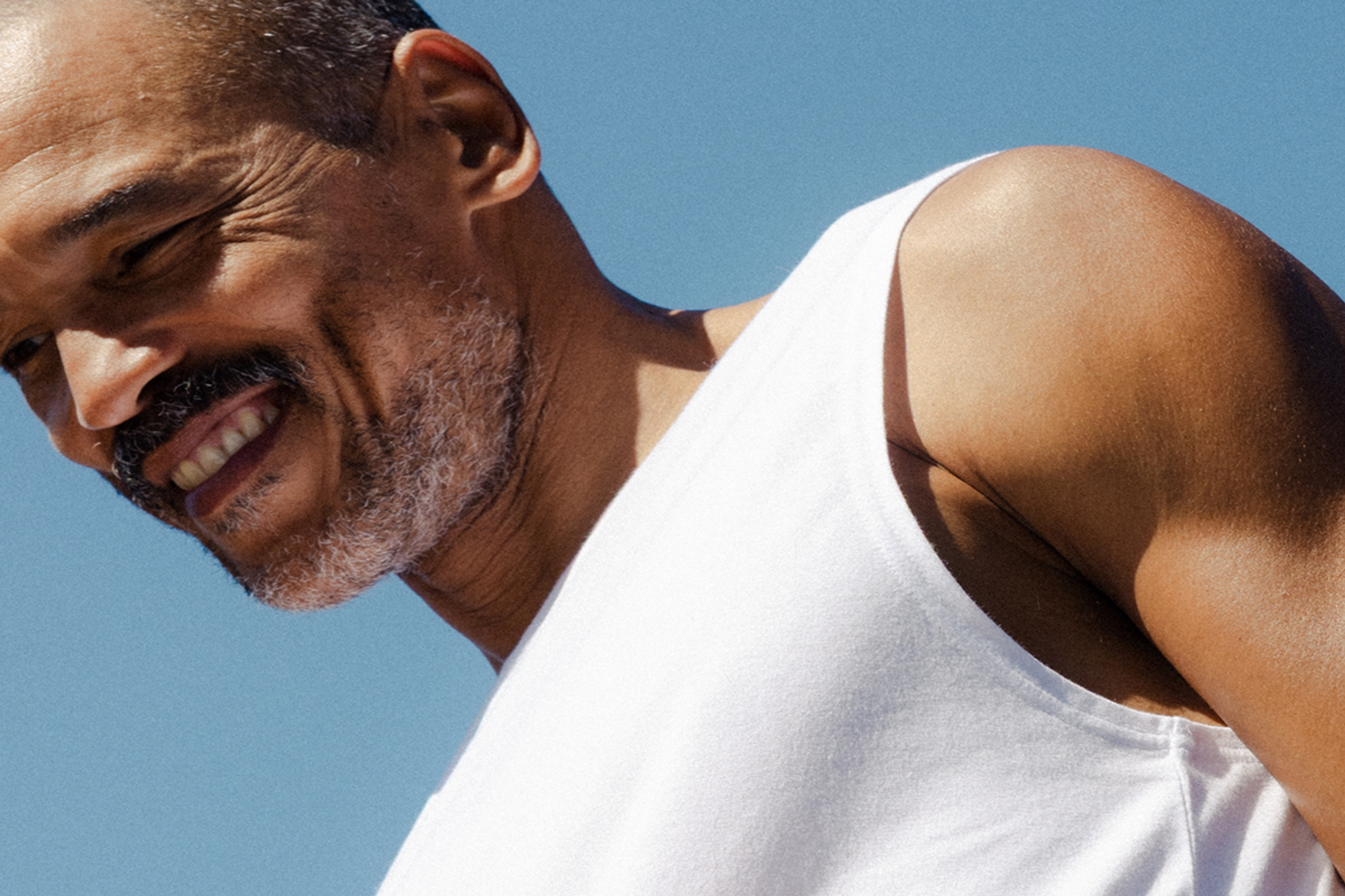 Man smiling
