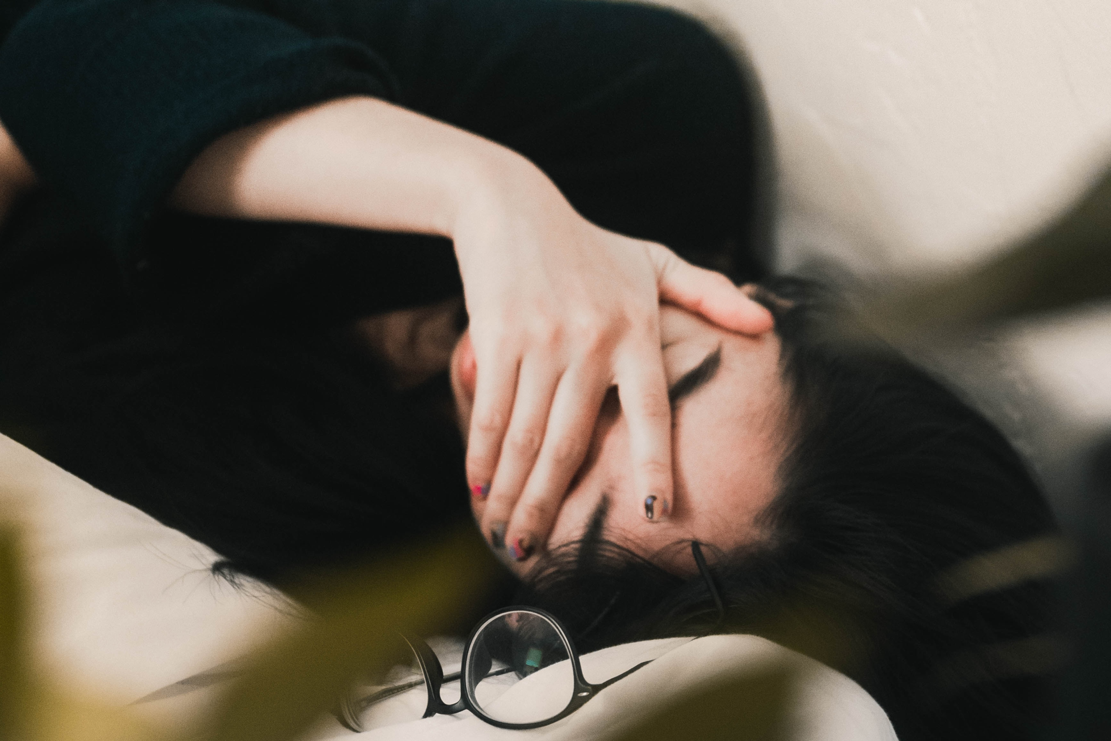 Tired person