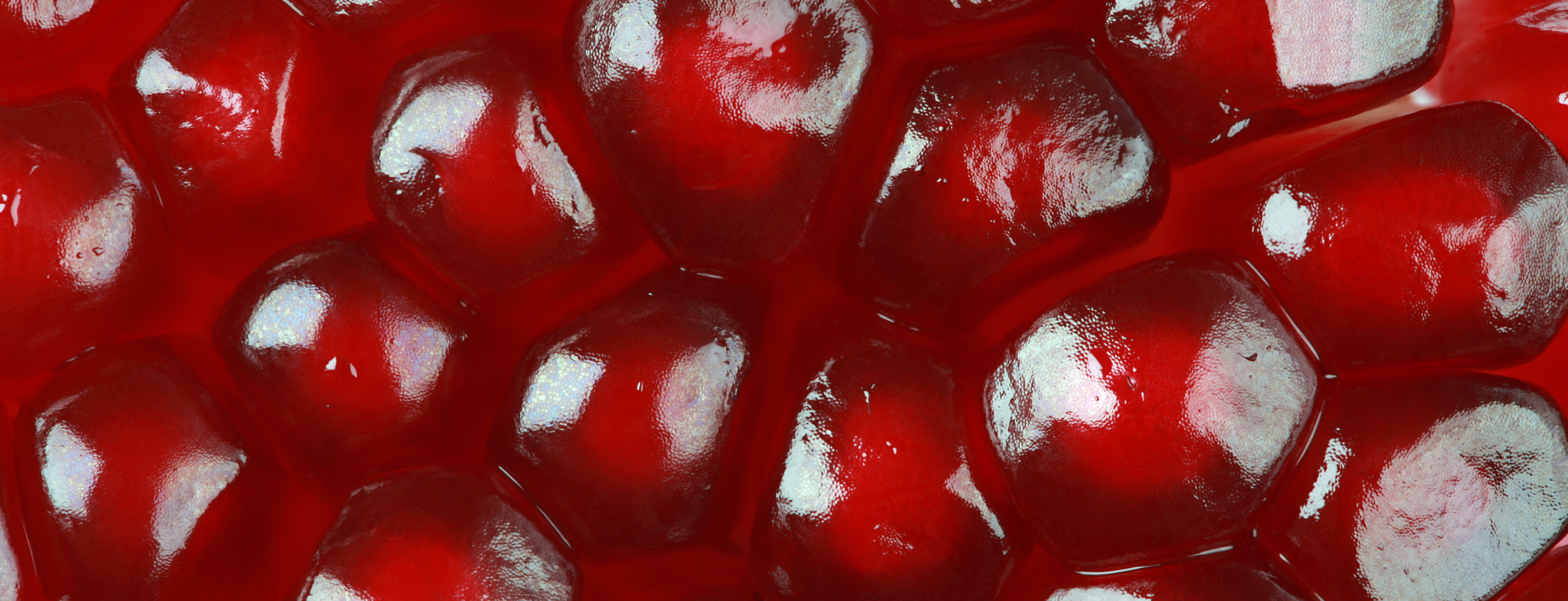 Close-up of a Pomegranate's kernels