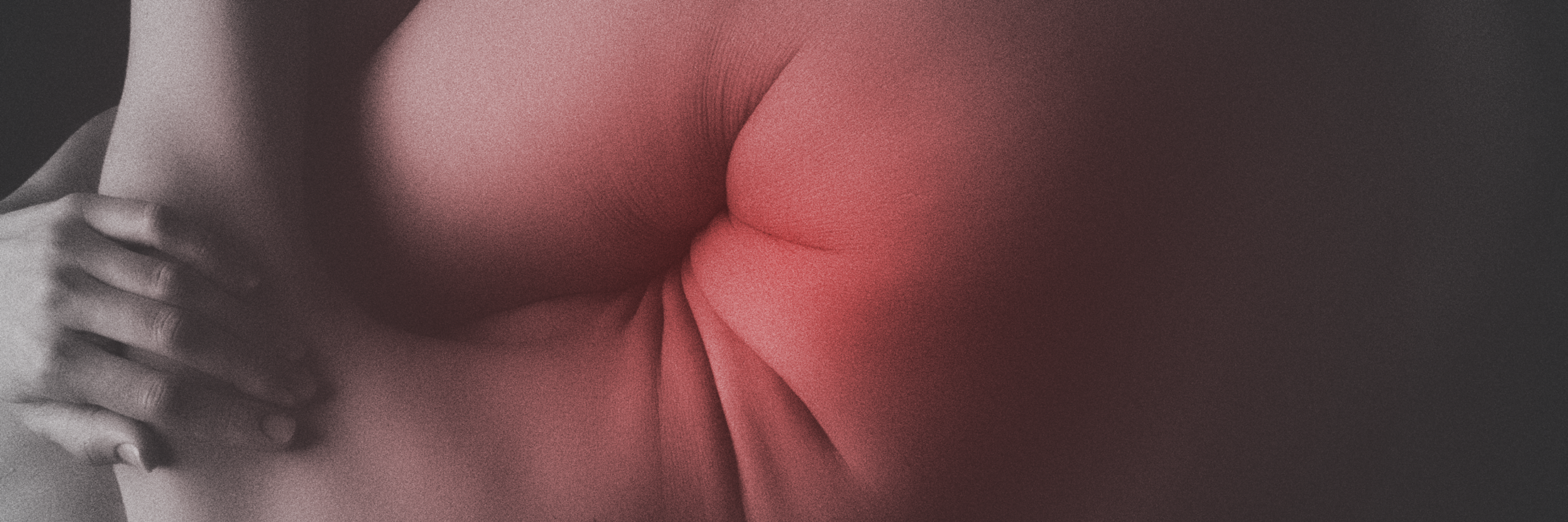 person in fetal position