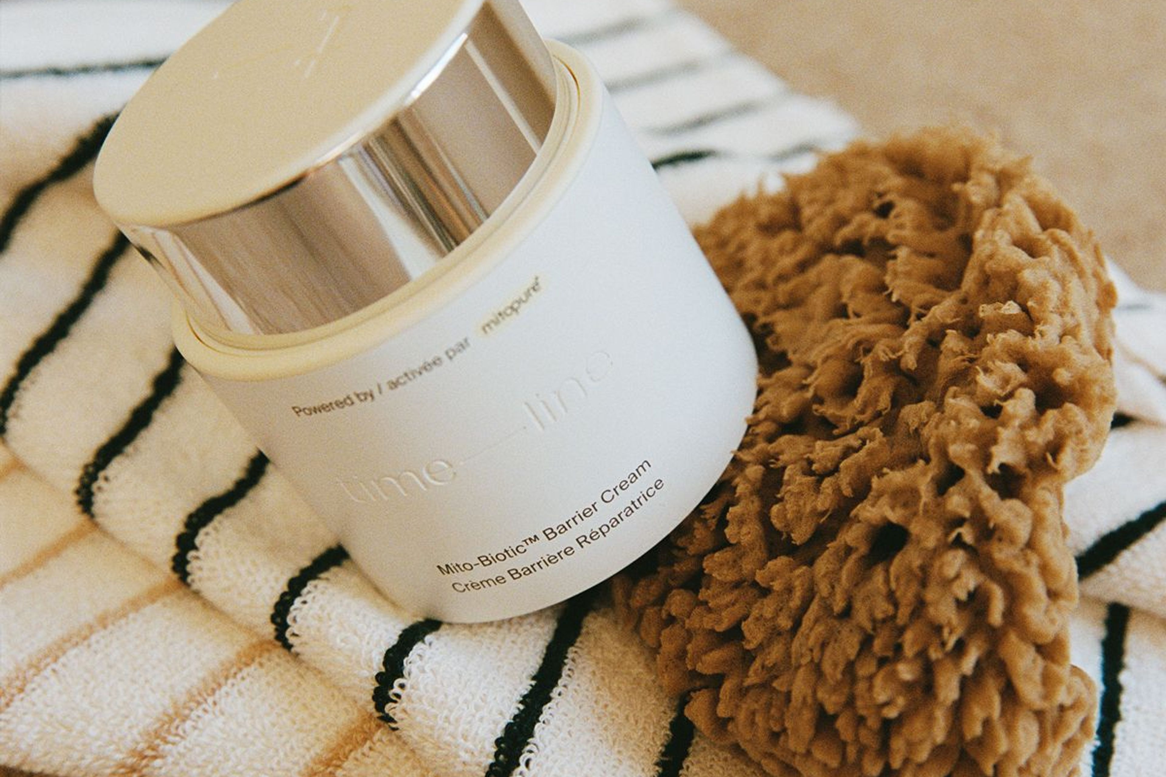 Mito-biotic mitopure barrier cream moisturizer packaging