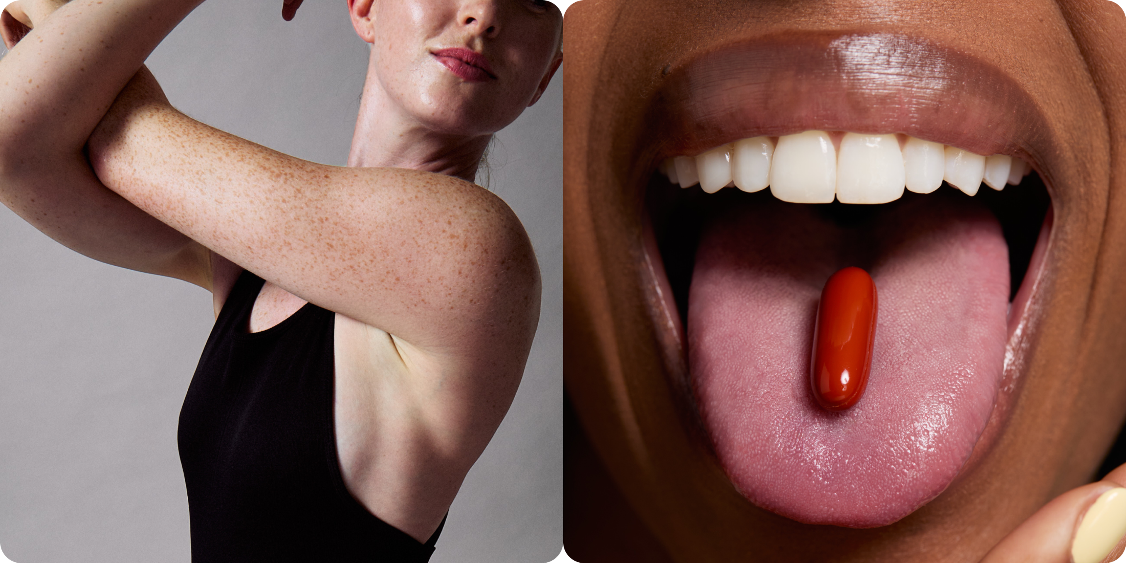Mitopure Softgels and woman exercising