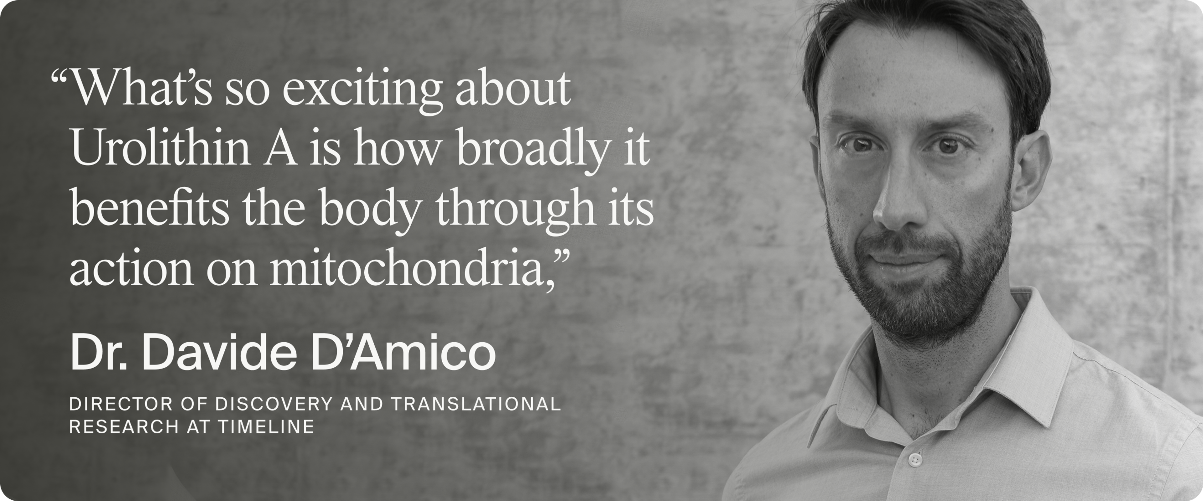 urolithin A mitochondria dr. davide d'amico