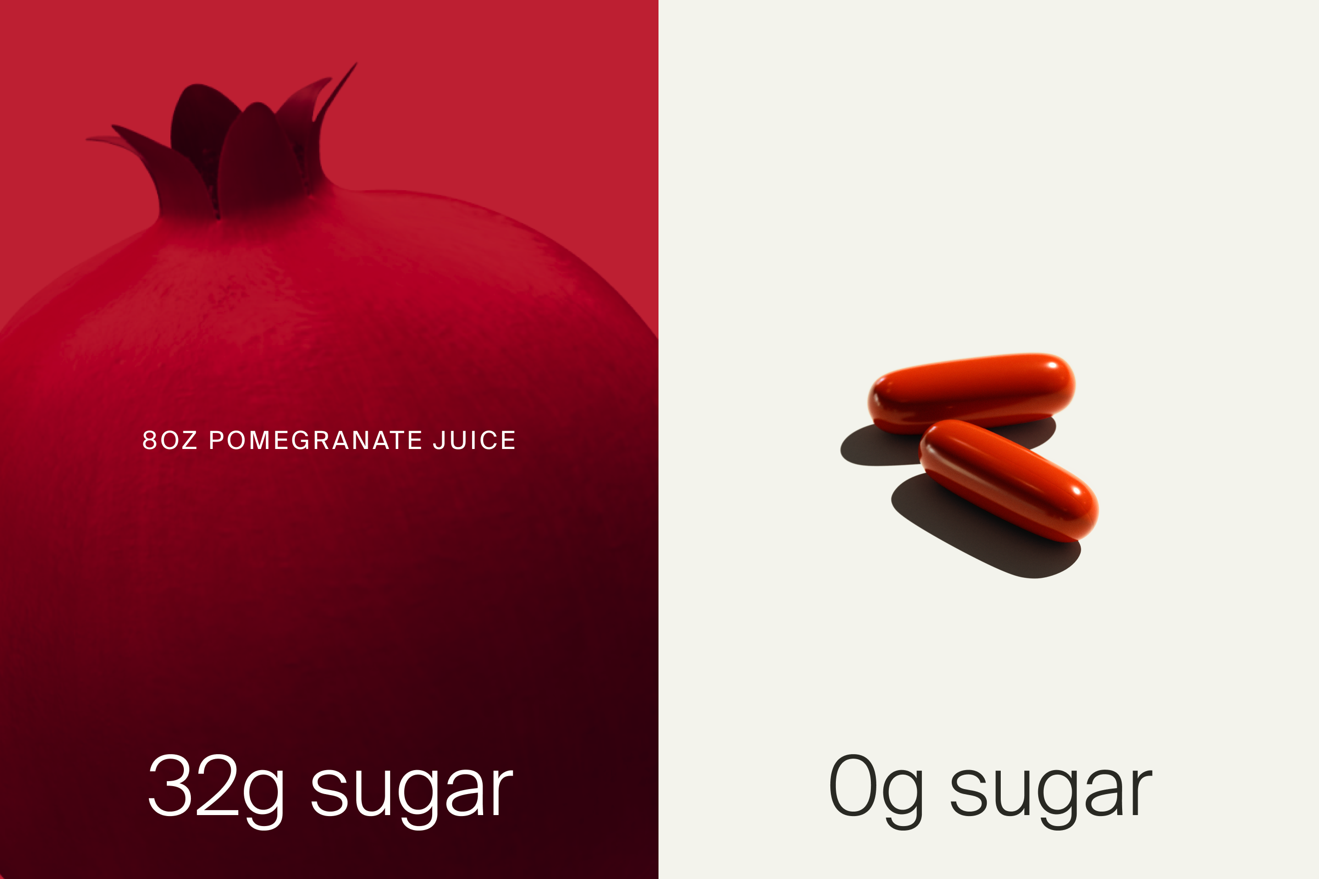 Pomegranate vs Mitopure sugar