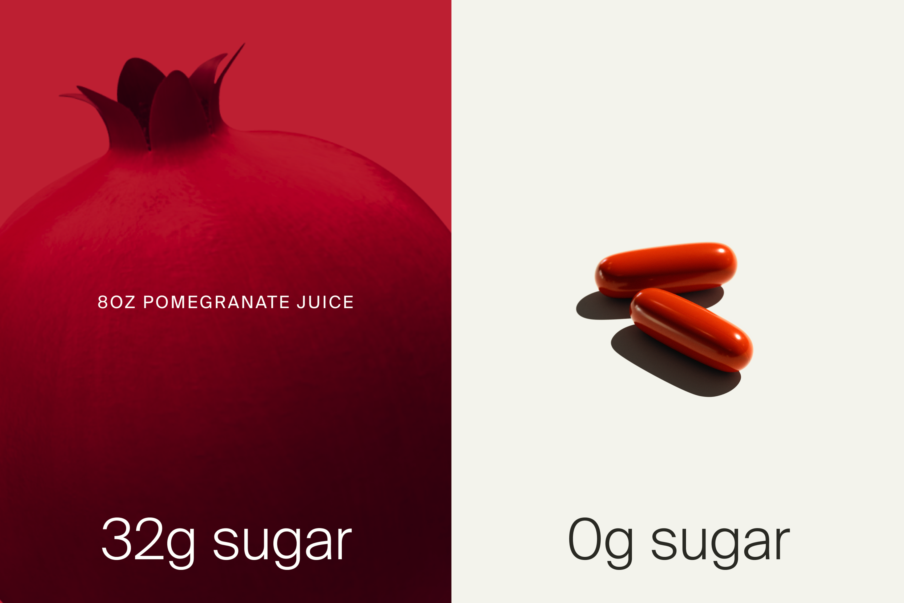 Pomegranate vs Mitopure sugar