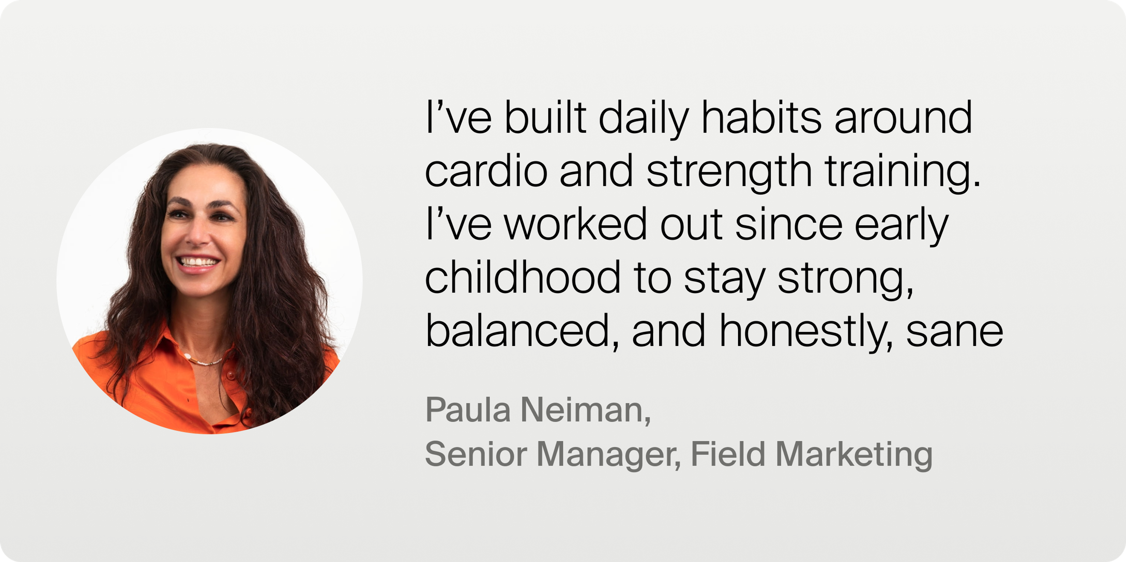 Paula Neiman, Senior Manager, Field Marketing