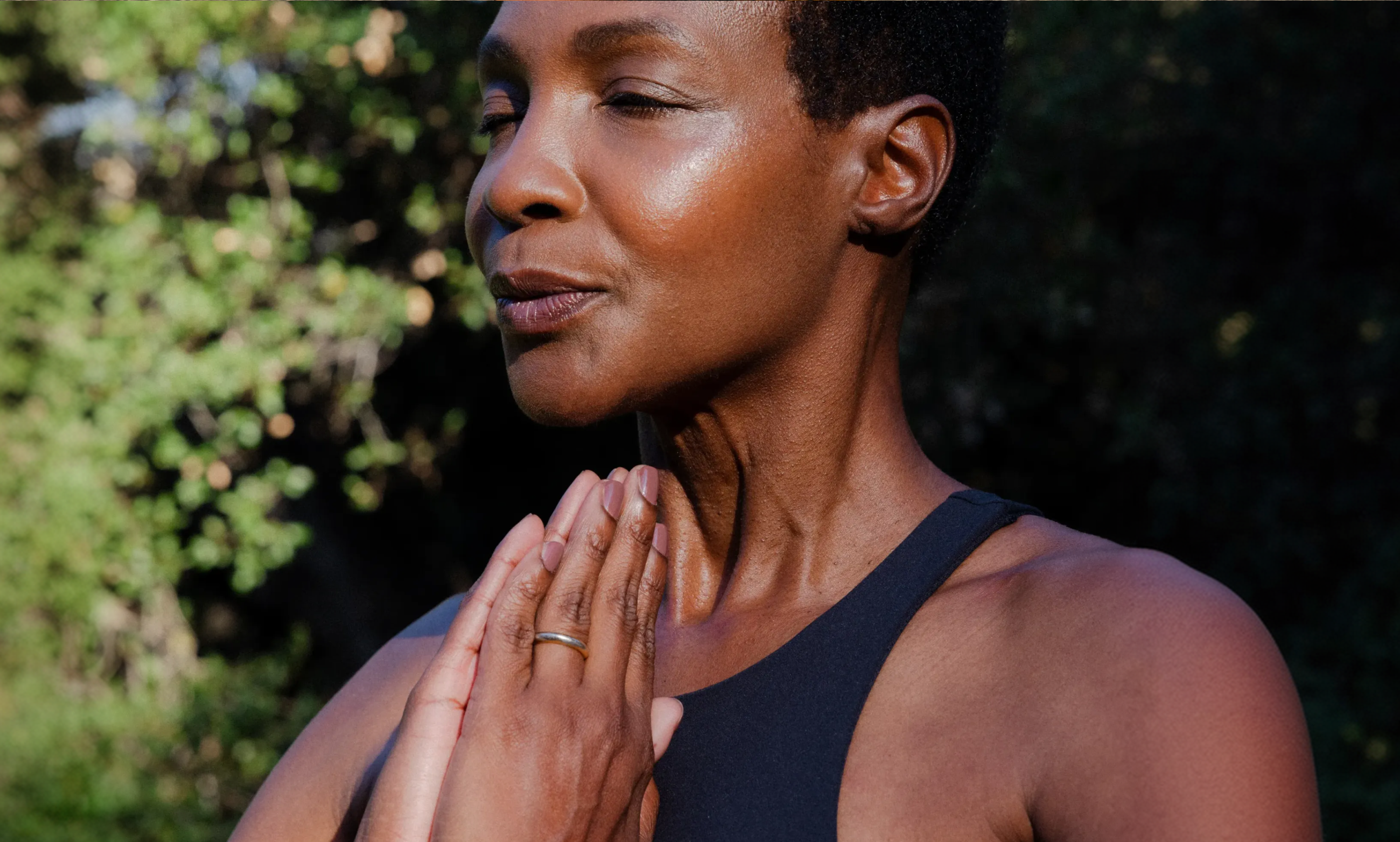 woman doing yoga