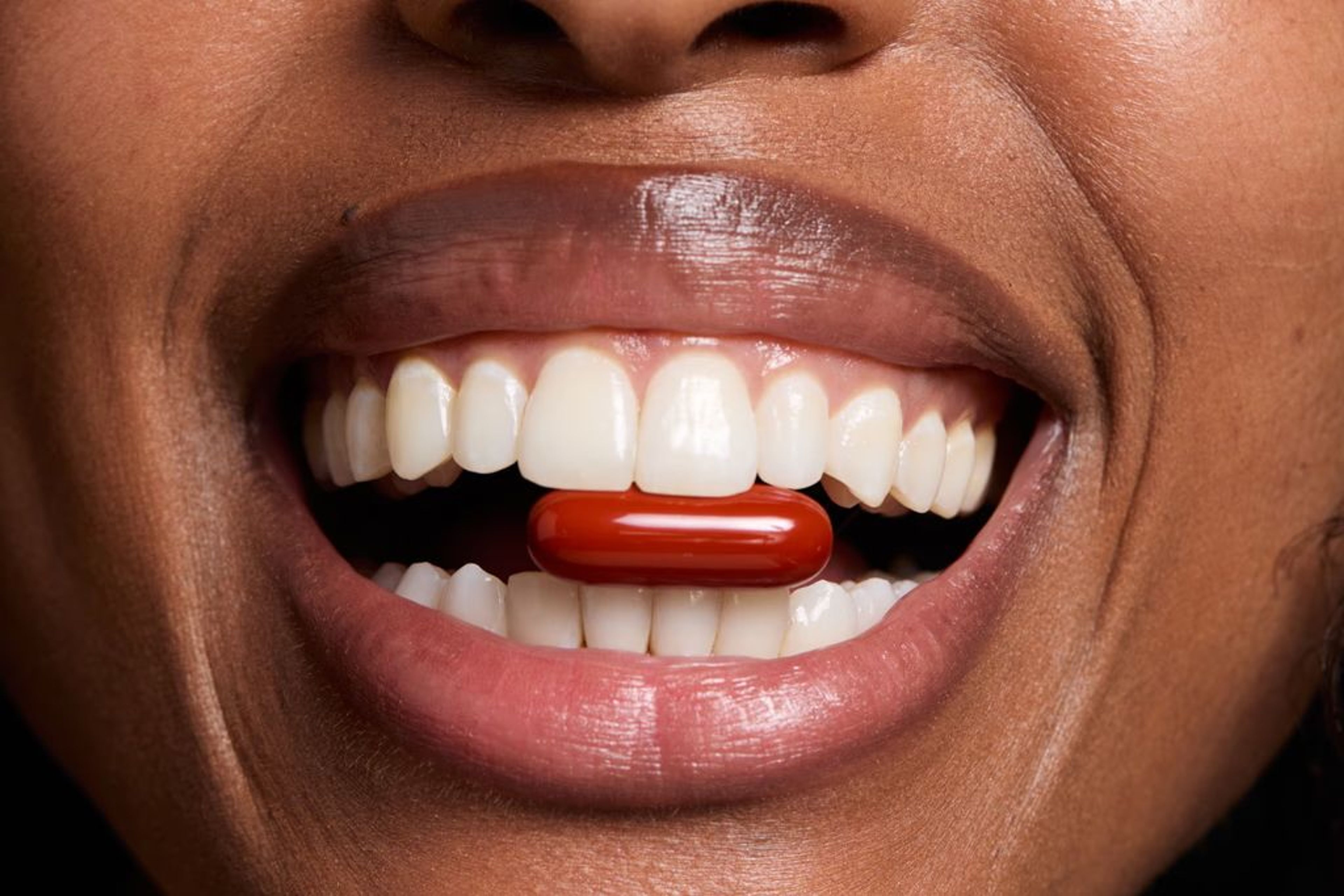 Mouth with Mitopure Softgels