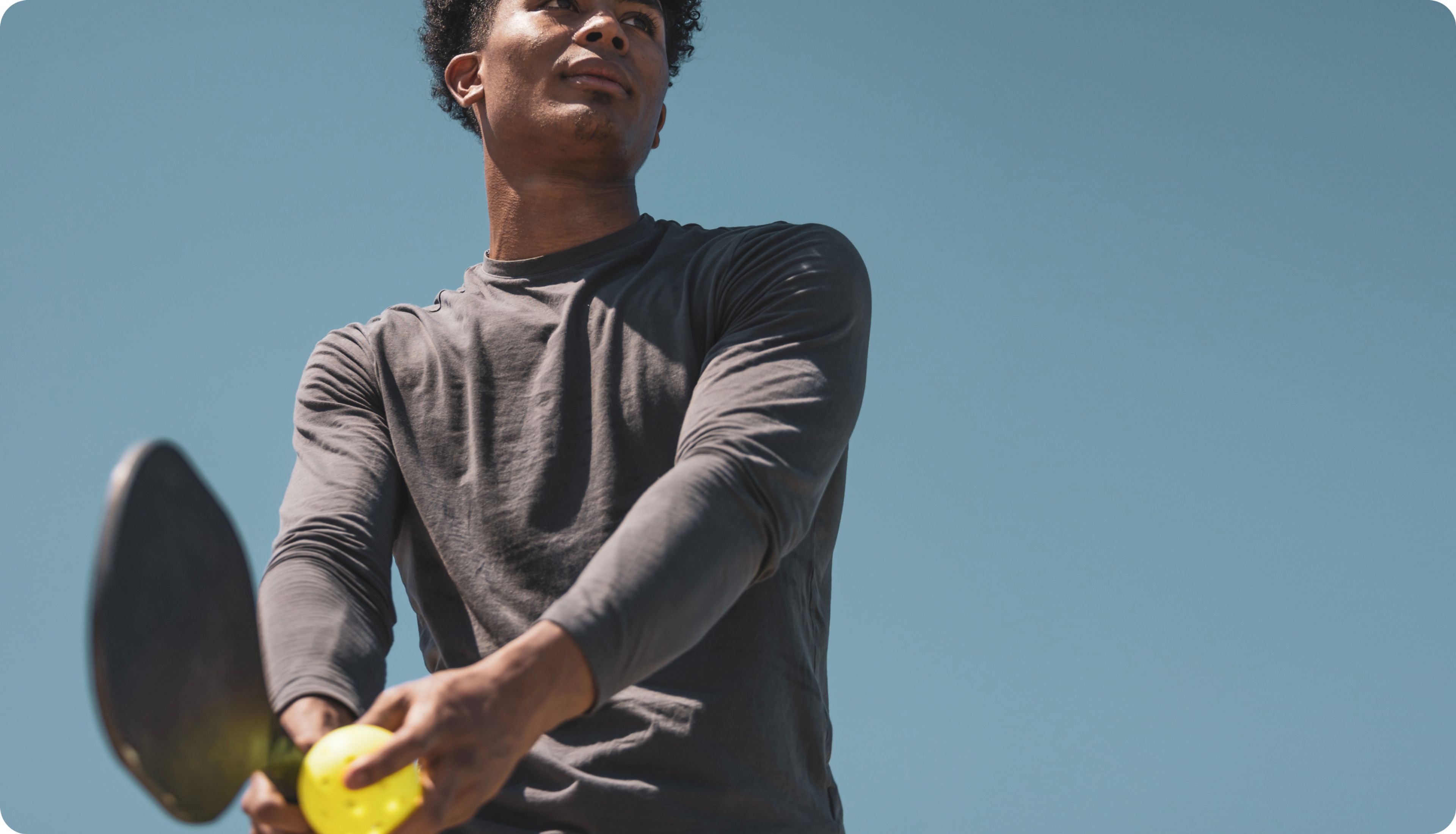 Pickleball player
