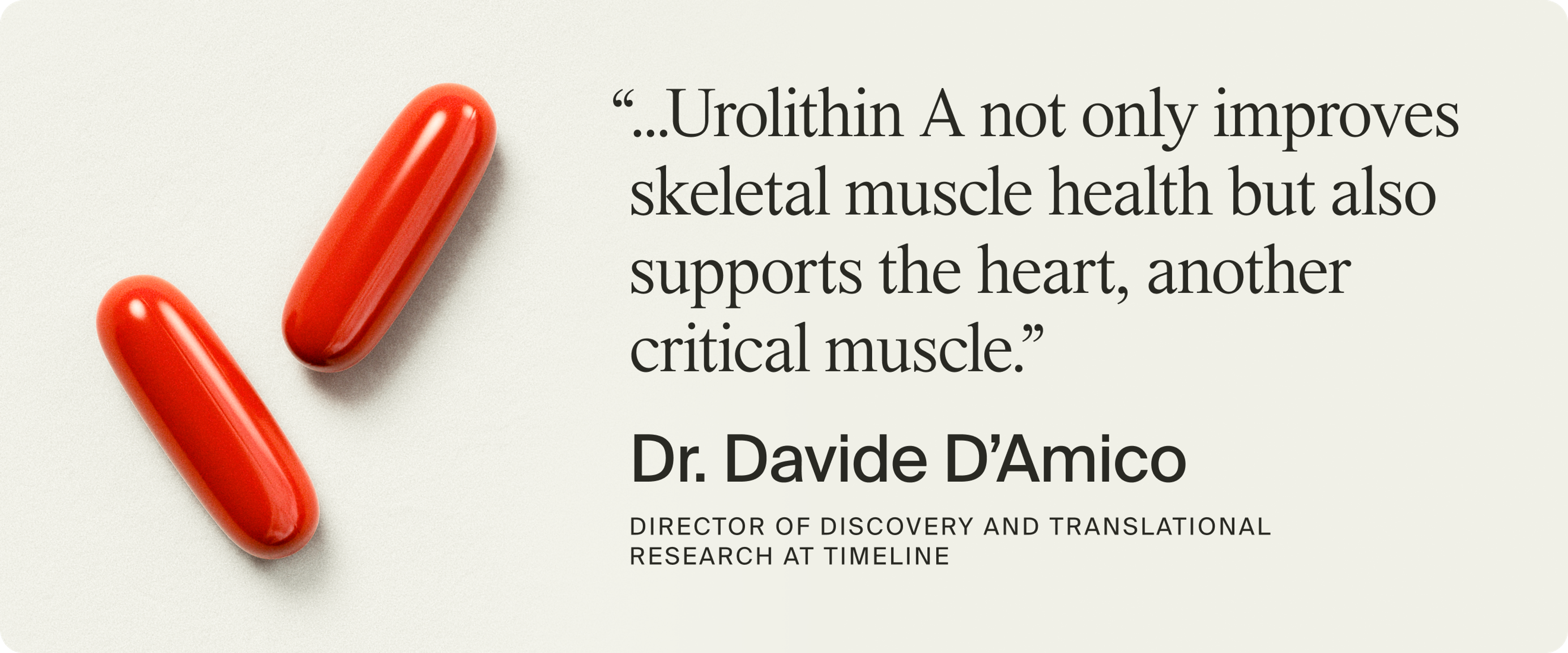 dr. davide d'amico director of discovery and translational research at timeline