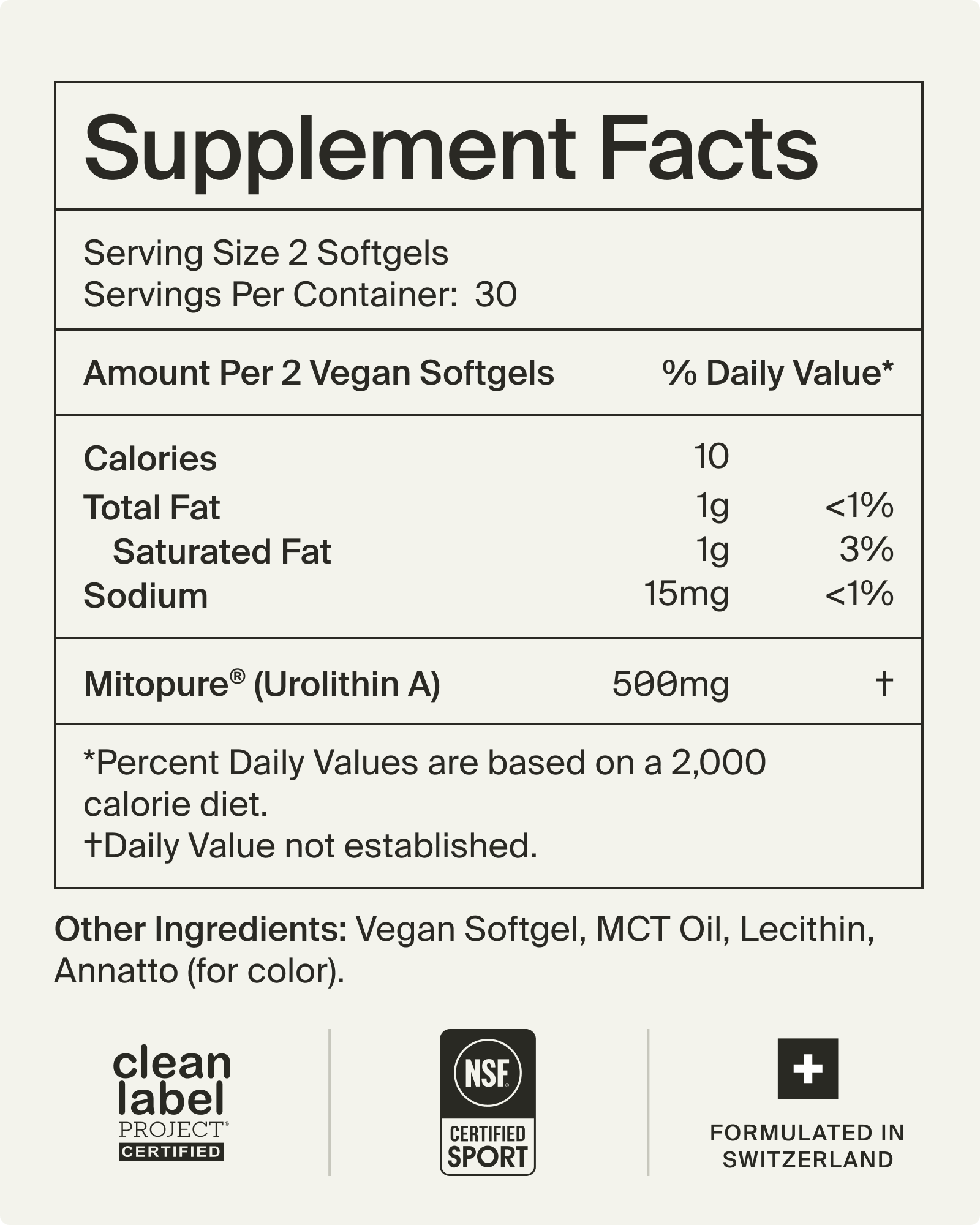 Mitopure Softgels