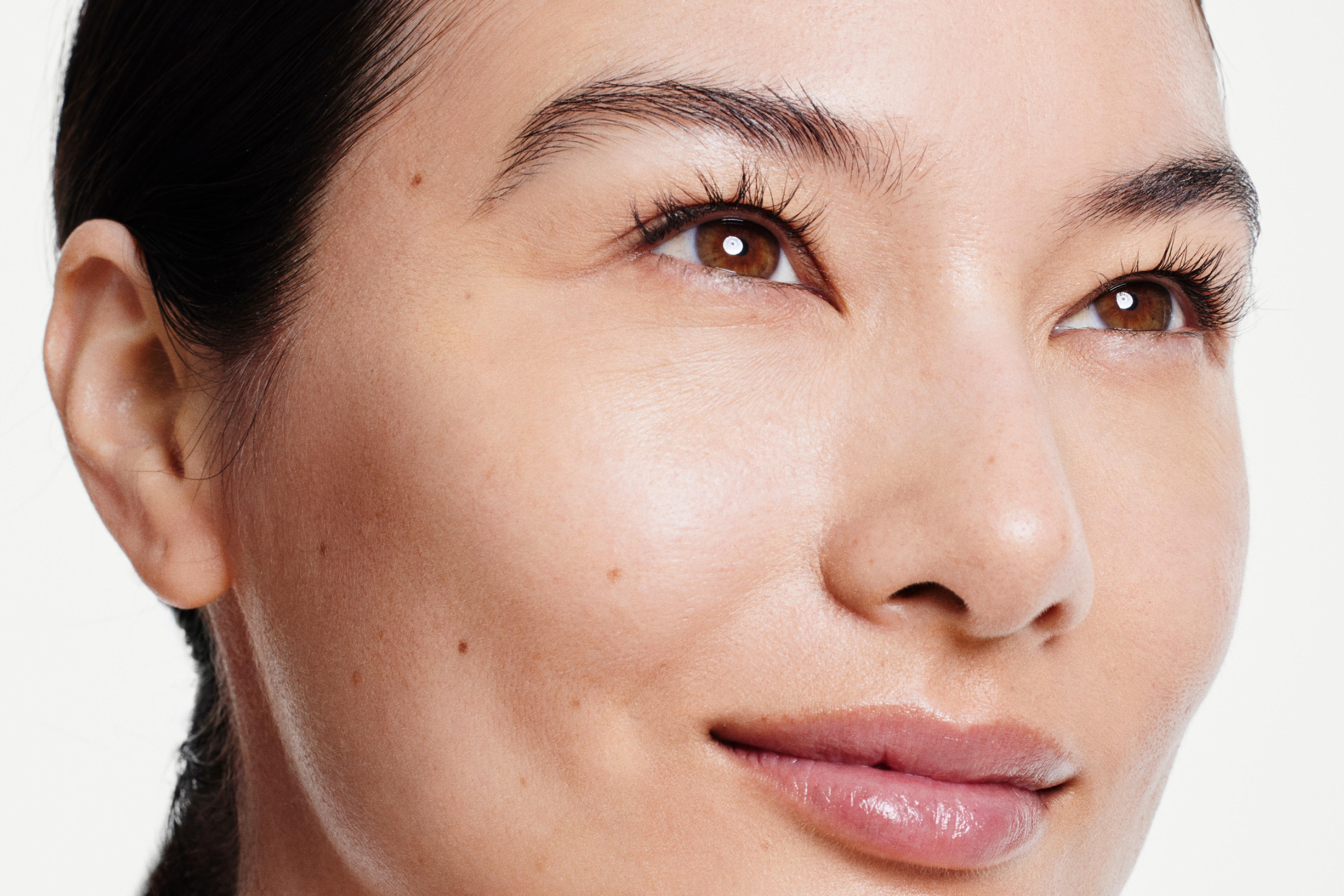 Skin close-up on a woman's face - Timeline Skin Health Products