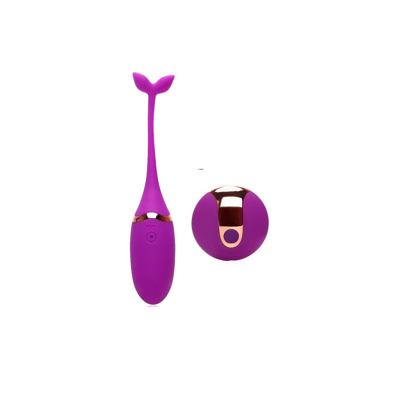 VIBRADOR PEZ RECARGABLE (USB) CON CONTROL REMOTO 