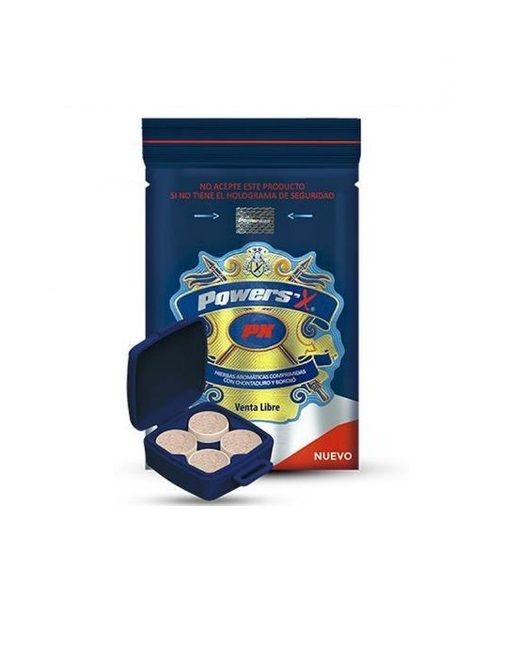 POWERS´X  PX POTENCIADOR SEXUAL X 4 UNIDADES