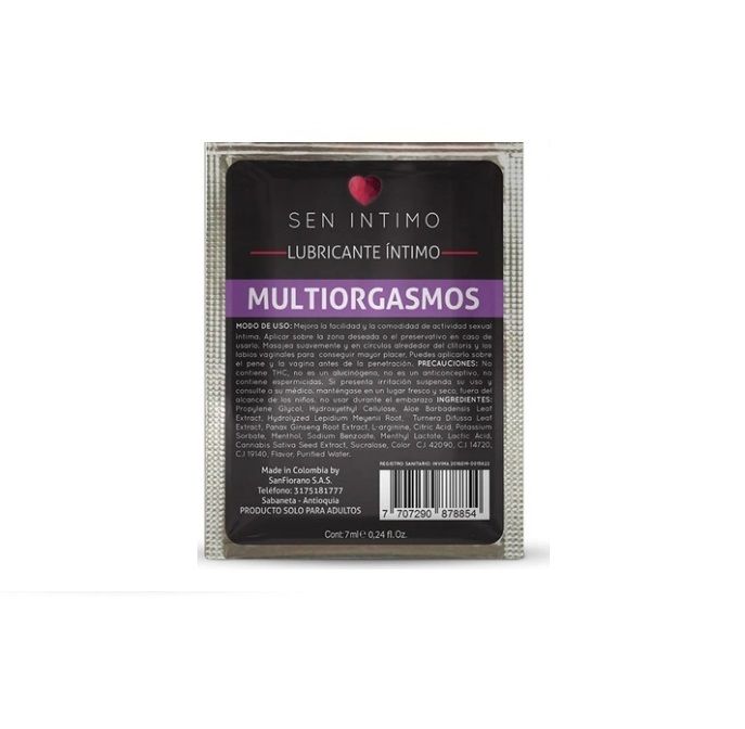 MULTIORGASMOS SEN INTIMO SACHET 7 ML