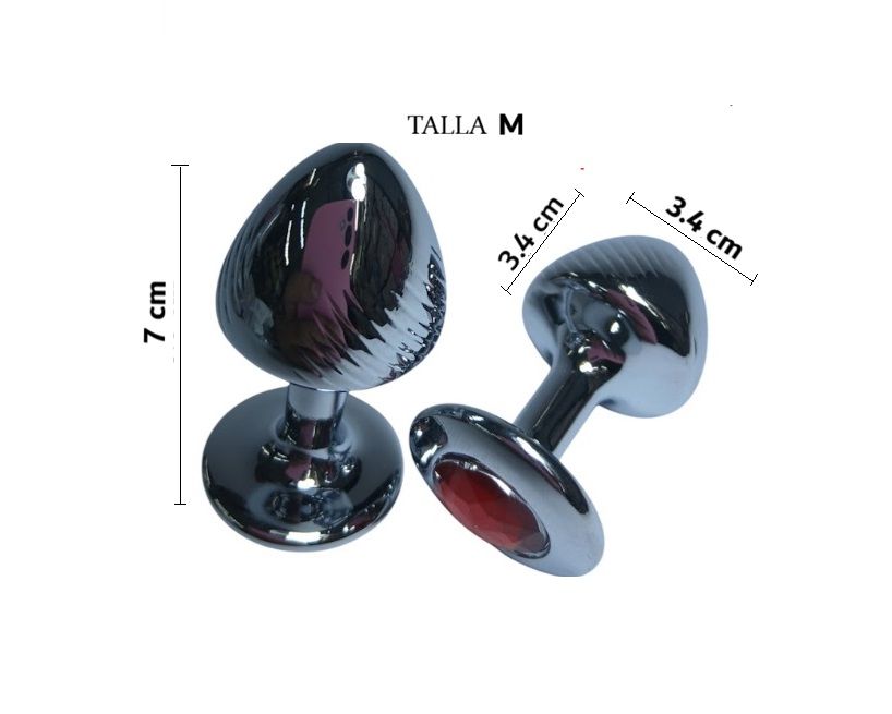 PLUG ANAL JOYA ACERO PULIDO TALLA M 7CM