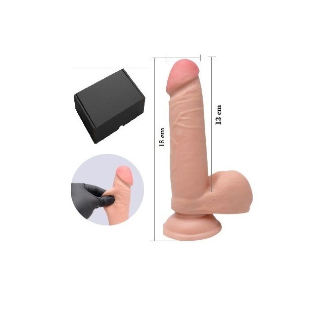 DILDO PIEL REALISTA 18 CM