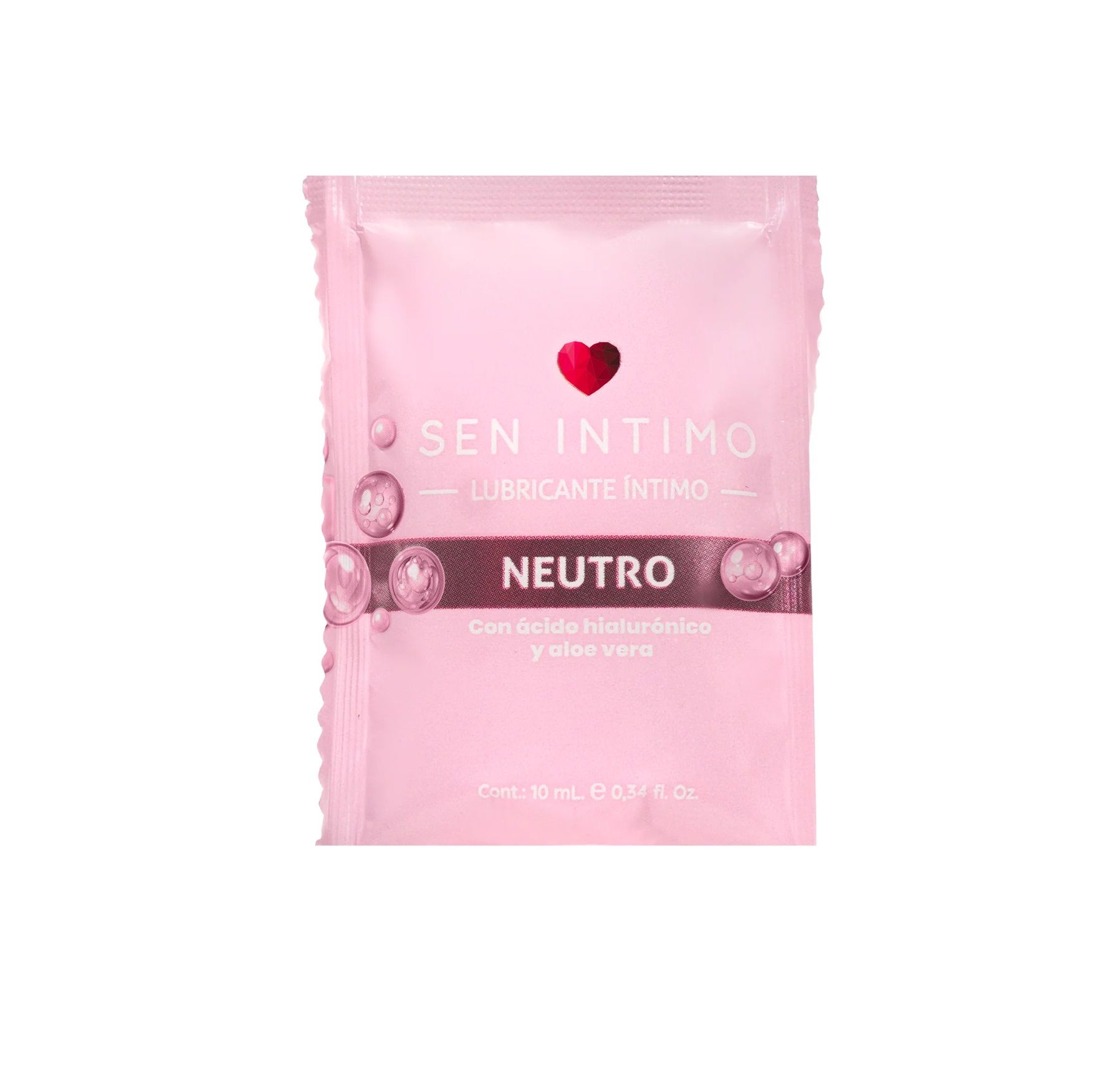 LUBRICANTE NEUTRO CON ACIDO HIALURÓNICO Y ALOE VERA SACHET 10 ML