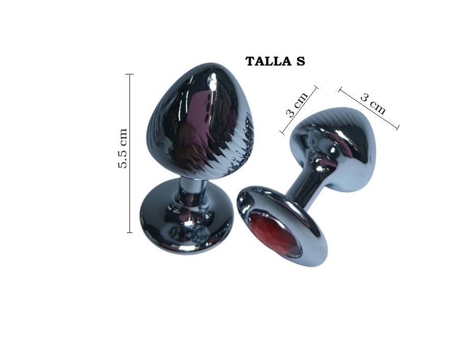 PLUG ANAL JOYA ACERO PULIDO TALLA S 5.5 CM miniatura 2