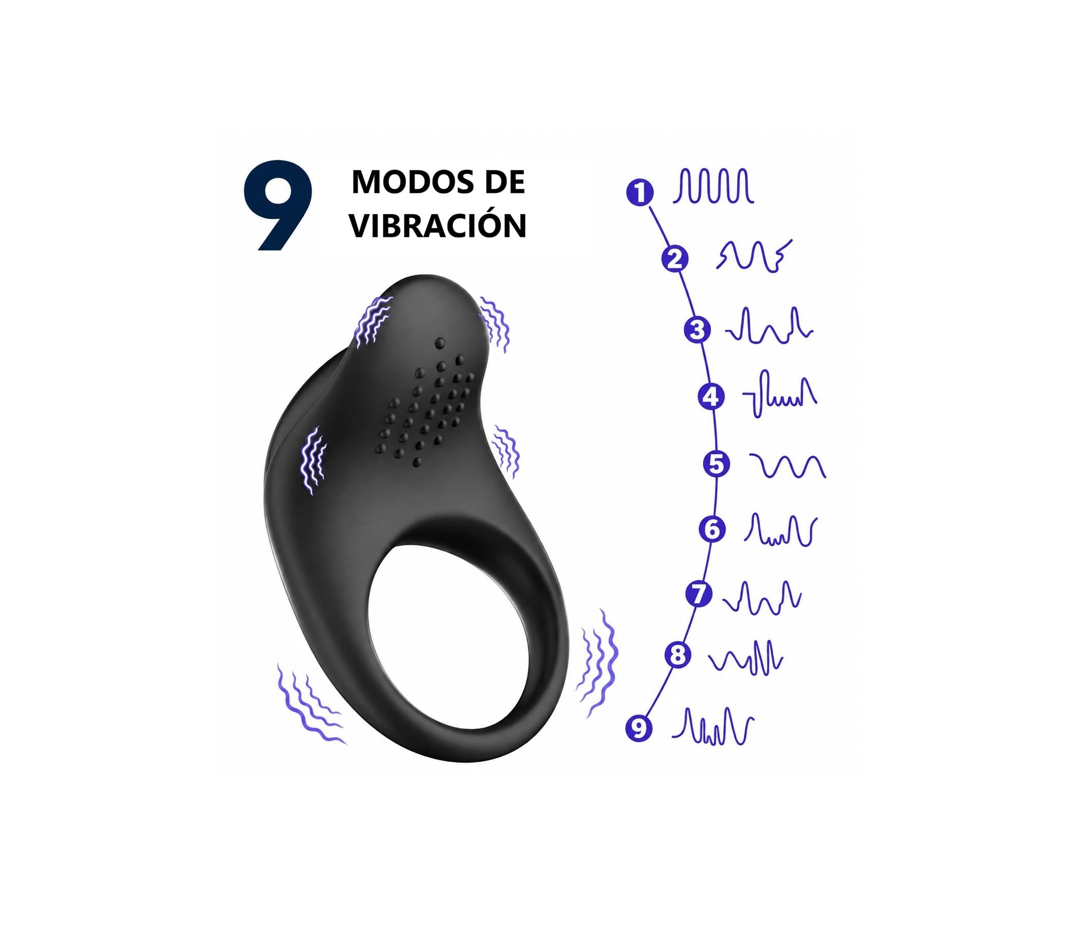 ANILLO VIBRADOR LENGUA CON  APP miniatura 2
