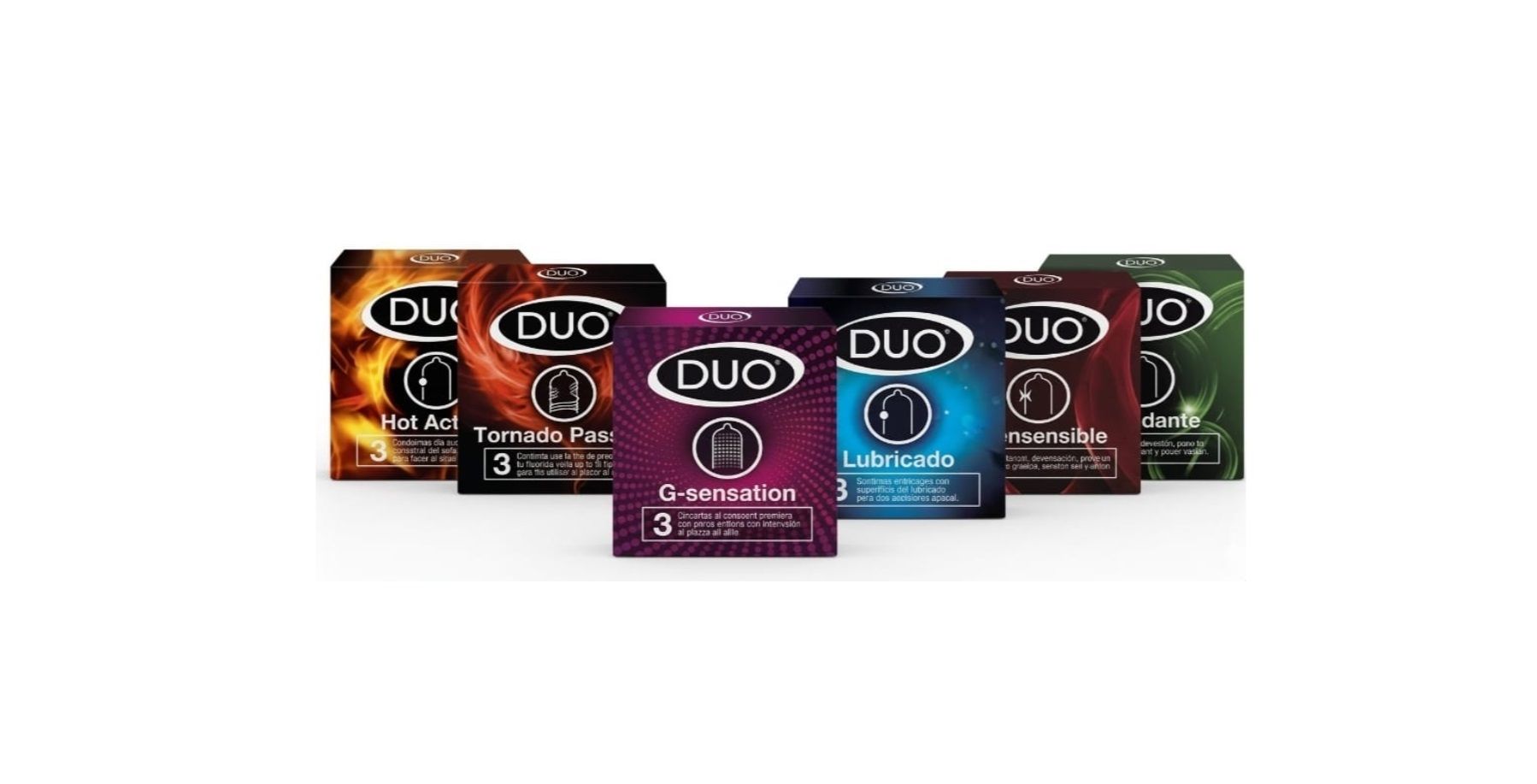 CONDONES DUO X 3