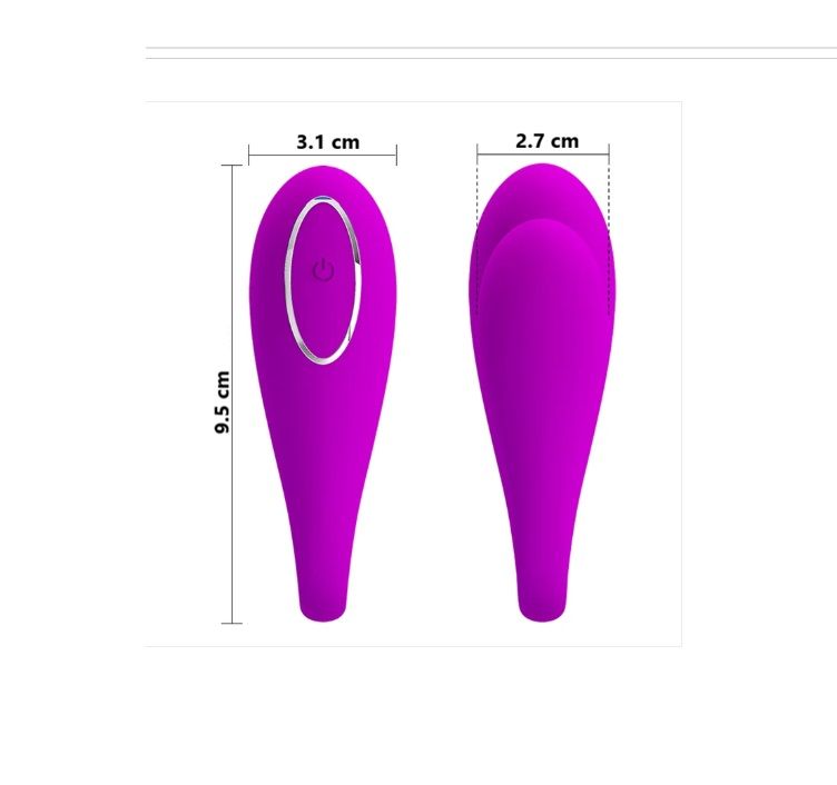 VIBRADOR PRETTY LOVE AUGUST. DOBLE MOTOR PUNTO G Y CLÍTORIS CON APP miniatura 3