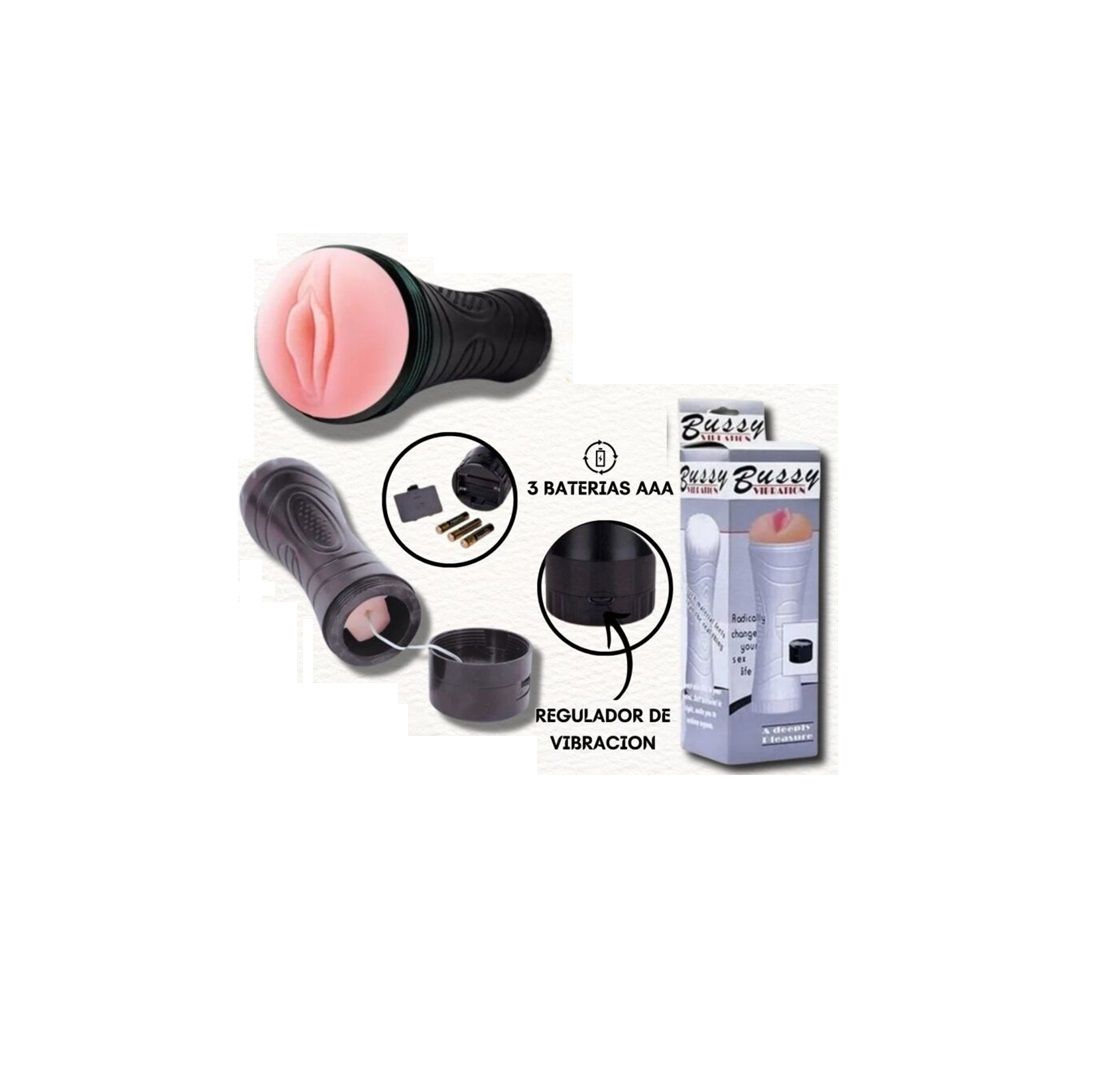 VAGINA BUSSY MASTURBADOR MASCULINO CON VIBRACIÓN miniatura 2
