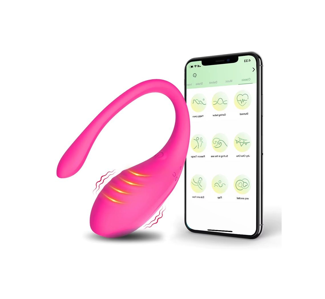 VIBRADOR EN U CON APP RECARGABLE
