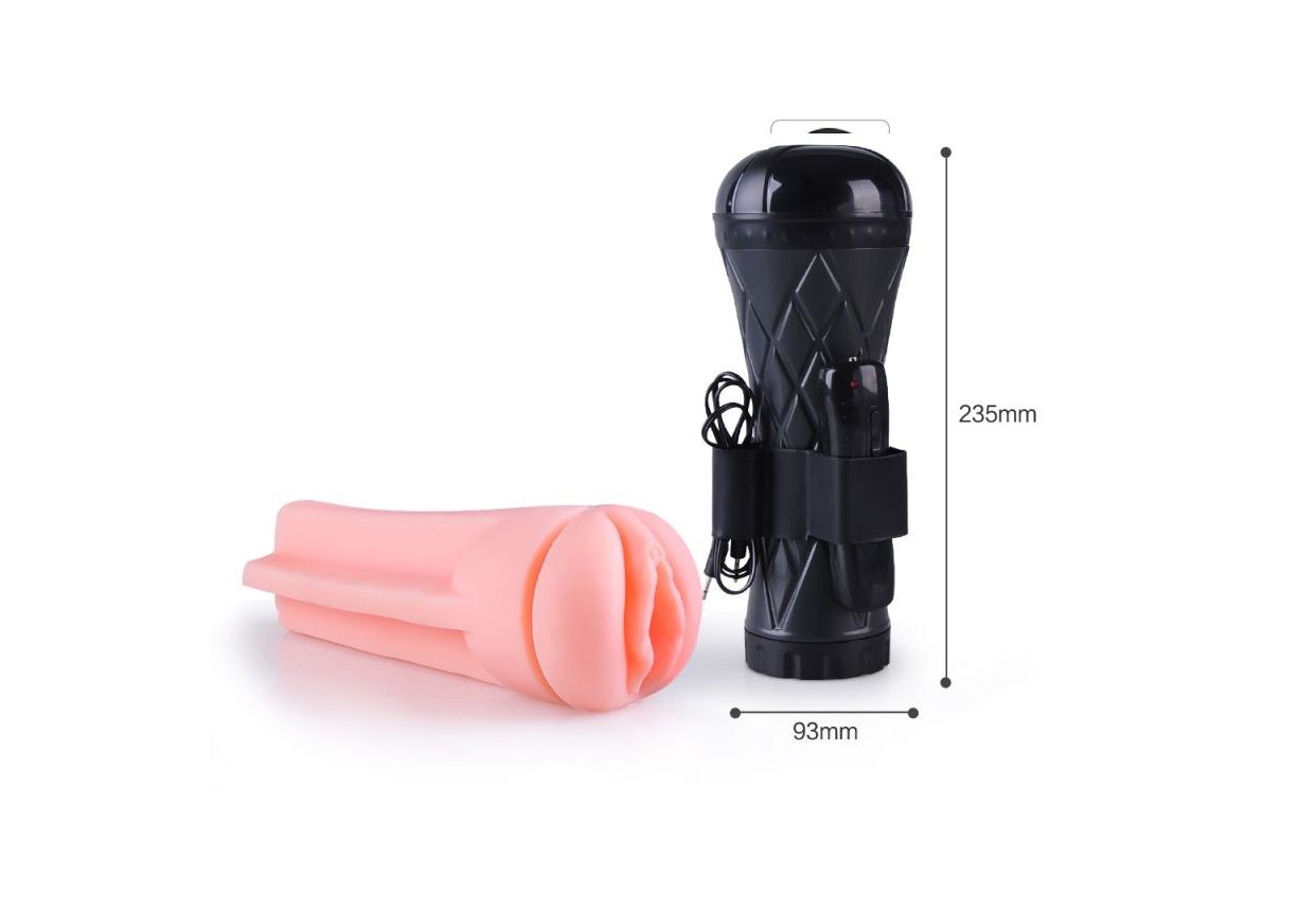 VAGINA CON VIBRACIÓN PASSION CUP - POCKET PUSSY miniatura 3
