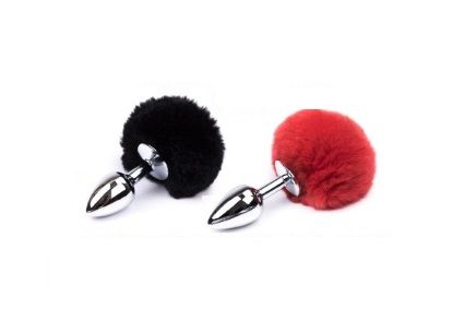 PLUG EN ACERO PULIDO COLA DE CONEJO TALLA S