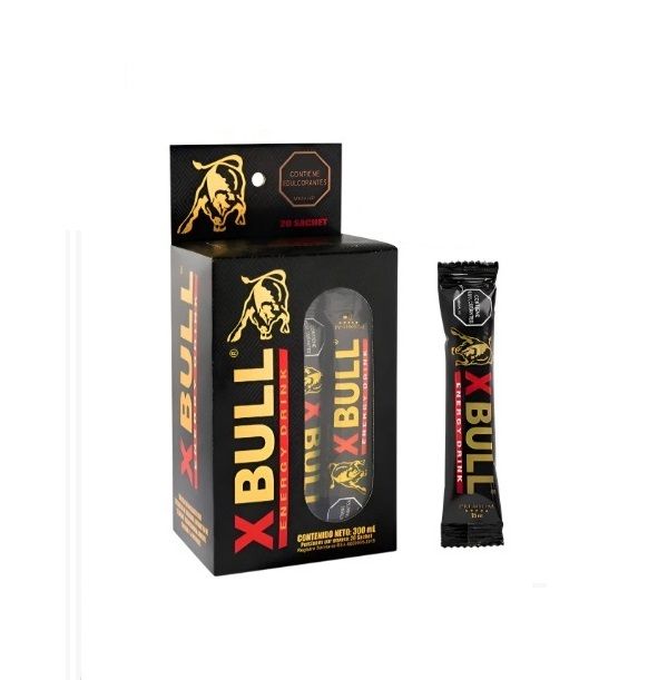 X BULL CAJA X 20 SACHET DE 15 ML POTENCIADOR ENERGIZANTE 