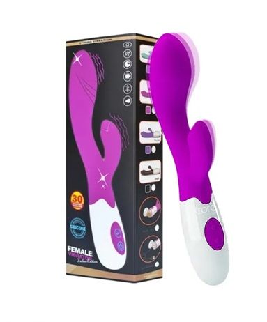 VIBRADOR RABIT PUNTO G/CLÍTORIS USB 