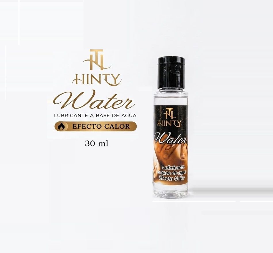 LUBRICANTE ARTESANAL A BASE DE AGUA EFECTO CALOR HINTY 30 ML